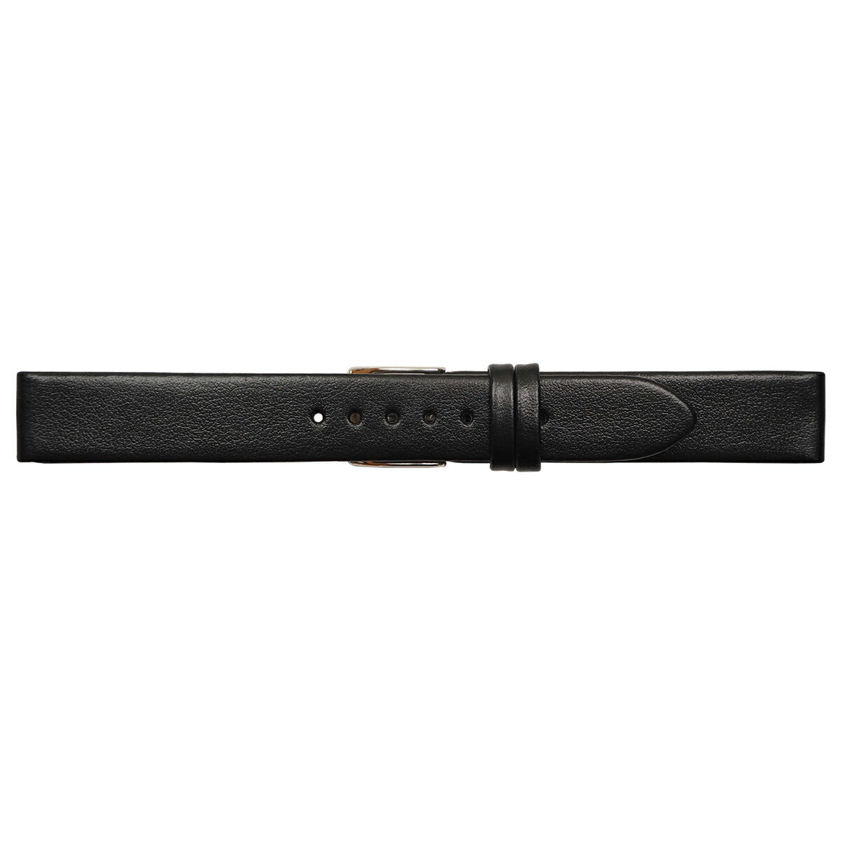 エミッタ Emitta 腕時計 替えバンド ベルト メンズ トレソー カーフ 16mm カラー:ブラック/シルバー 時計 時計バンド 時計ベルト 革 牛革