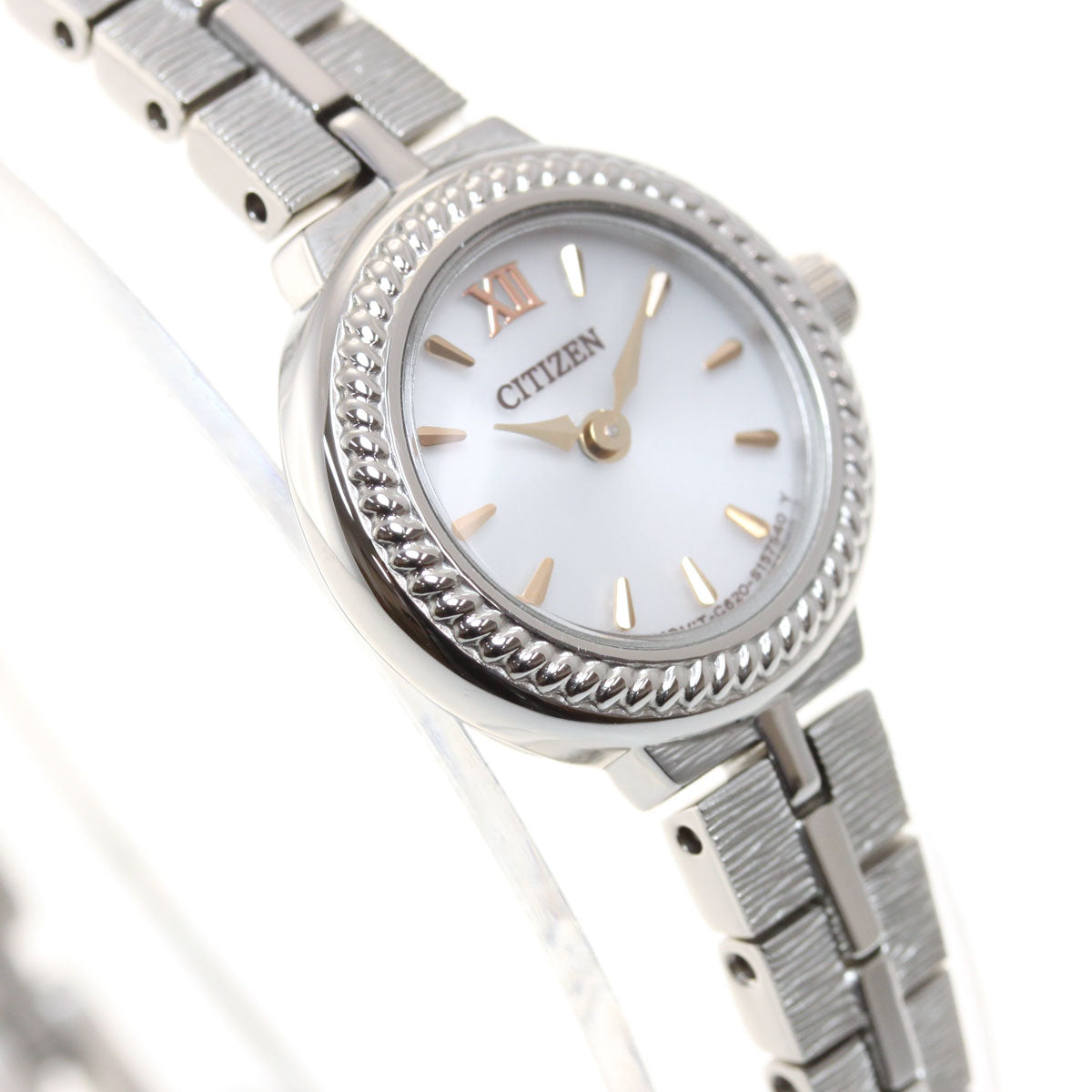 シチズン キー CITIZEN Kii: エコドライブ ソーラー 腕時計 レディース ラウンドメタルブレス EG2981-57A