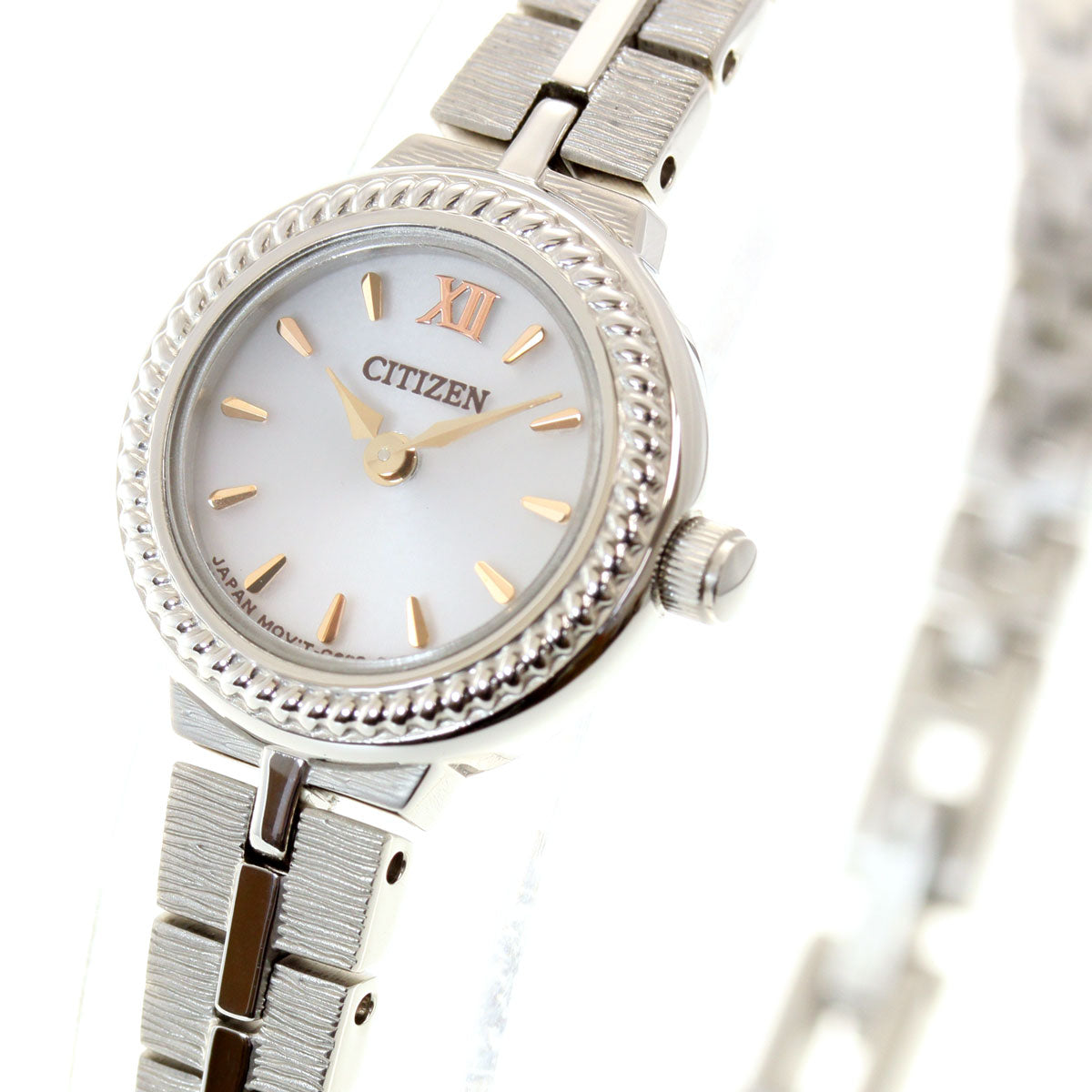 シチズン キー CITIZEN Kii: エコドライブ ソーラー 腕時計 レディース ラウンドメタルブレス EG2981-57A