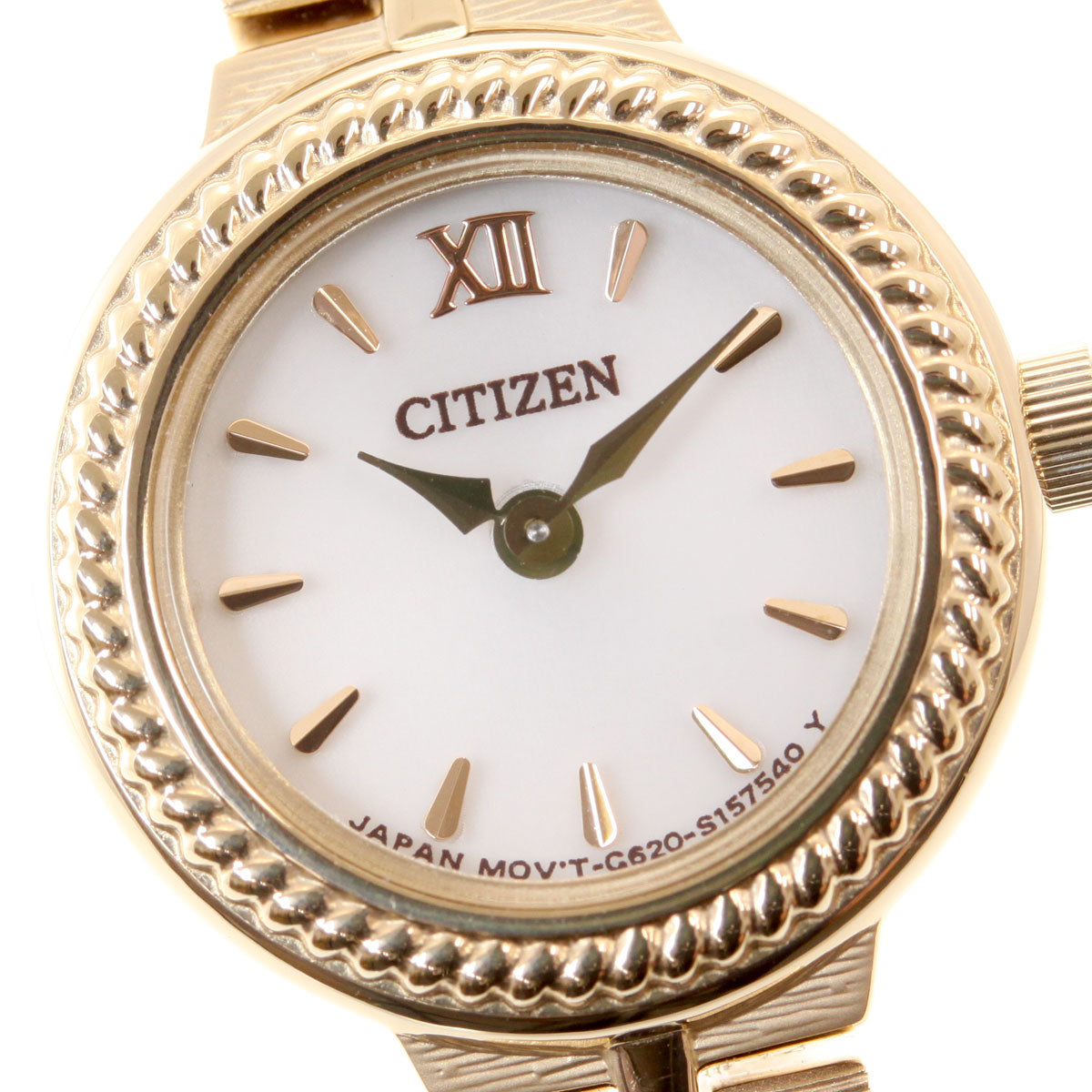 シチズン キー CITIZEN Kii: エコドライブ ソーラー 腕時計 レディース ラウンドメタルブレス EG2984-59A