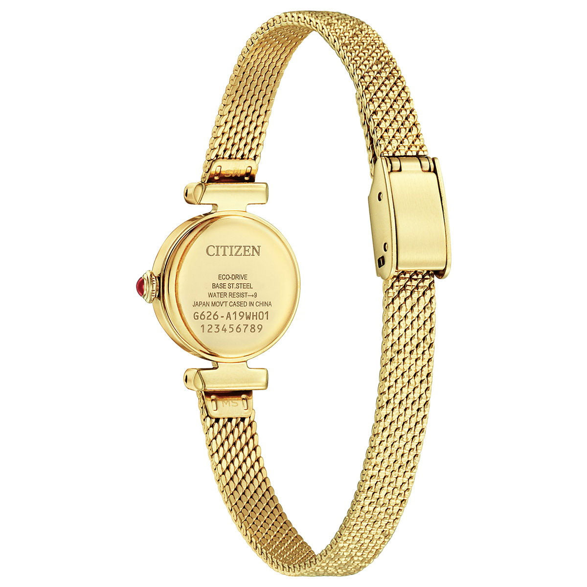 シチズン キー CITIZEN Kii: エコドライブ ラウンドメッシュ 腕時計 レディース EG7083-55A