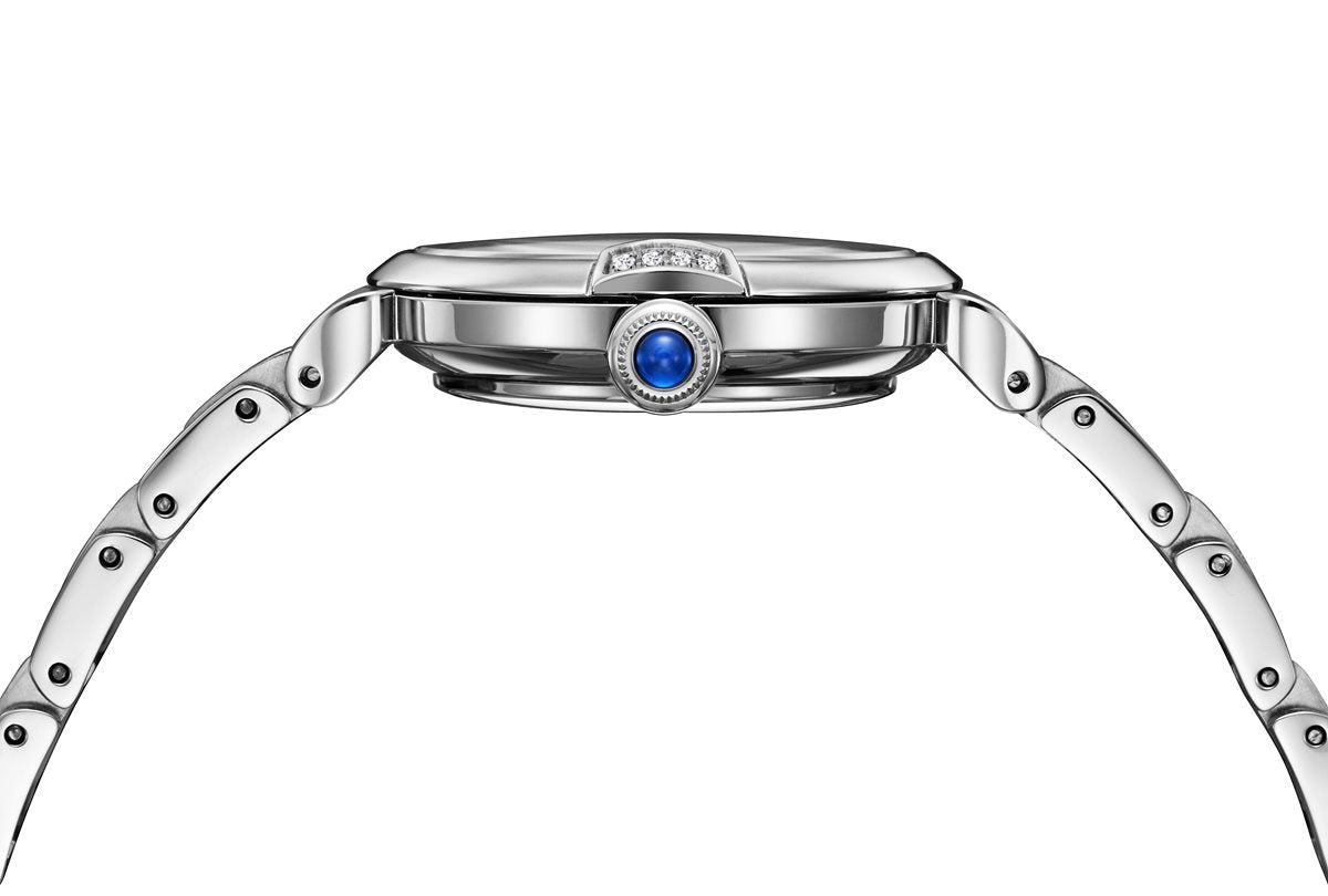 シチズン エル CITIZEN L エコドライブ 腕時計 レディース EM1060-87N ダイヤ入り 白蝶貝文字板 ROUND Collection スズラン モチーフ