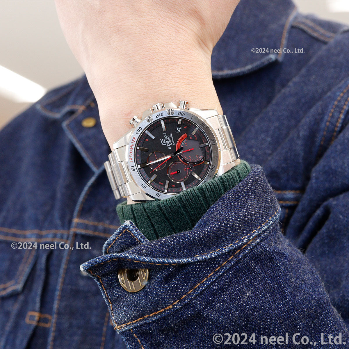 カシオ エディフィス CASIO EDIFICE Bluetooth搭載 ソーラー 腕時計 メンズ クロノグラフ スマートフォンリンクモデル EQB-1000XYD-1AJF