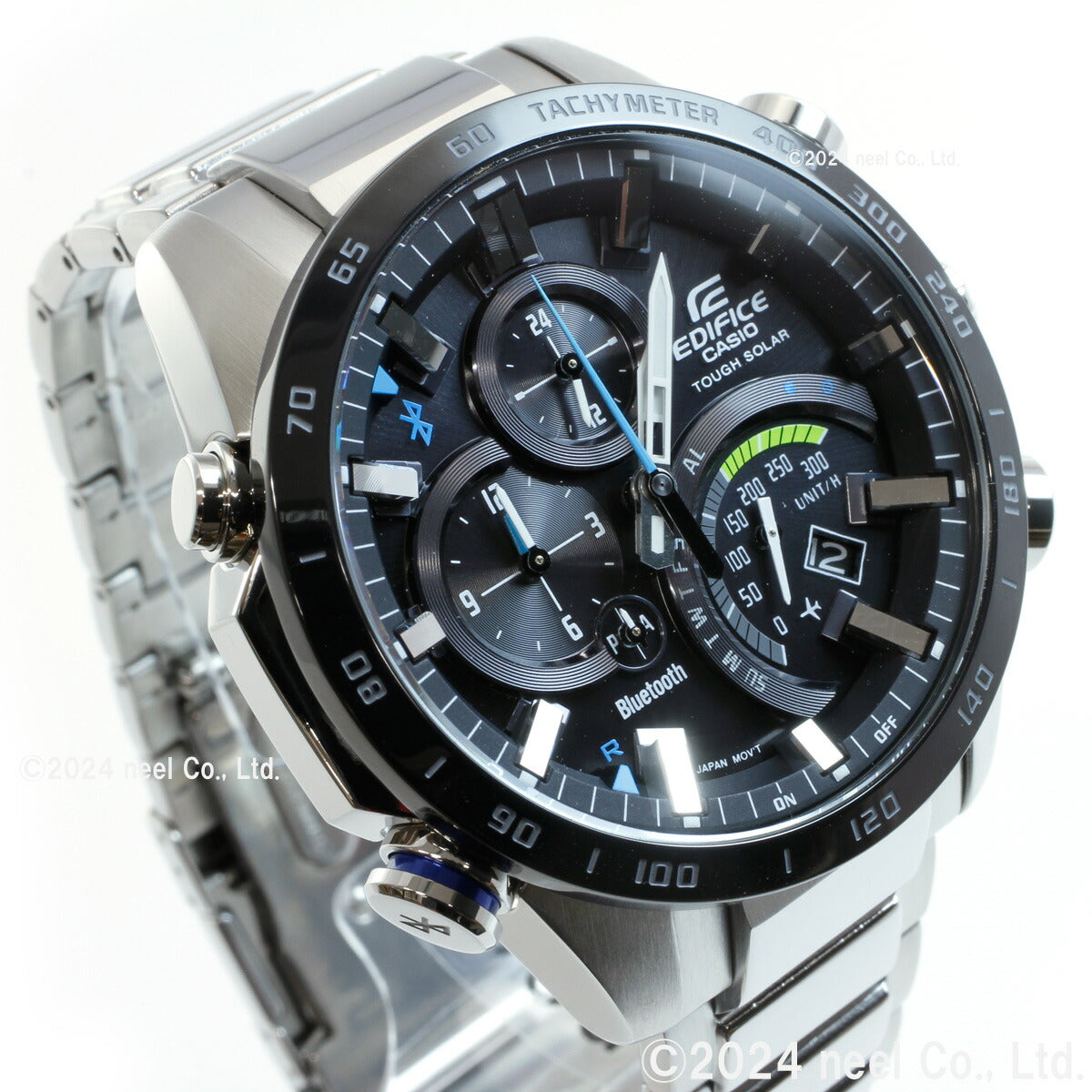 カシオ エディフィス CASIO EDIFICE Bluetooth ブルートゥース 対応 ソーラー 腕時計 メンズ TIME TRAVELLER タフソーラー EQB-501XDB-1AJF