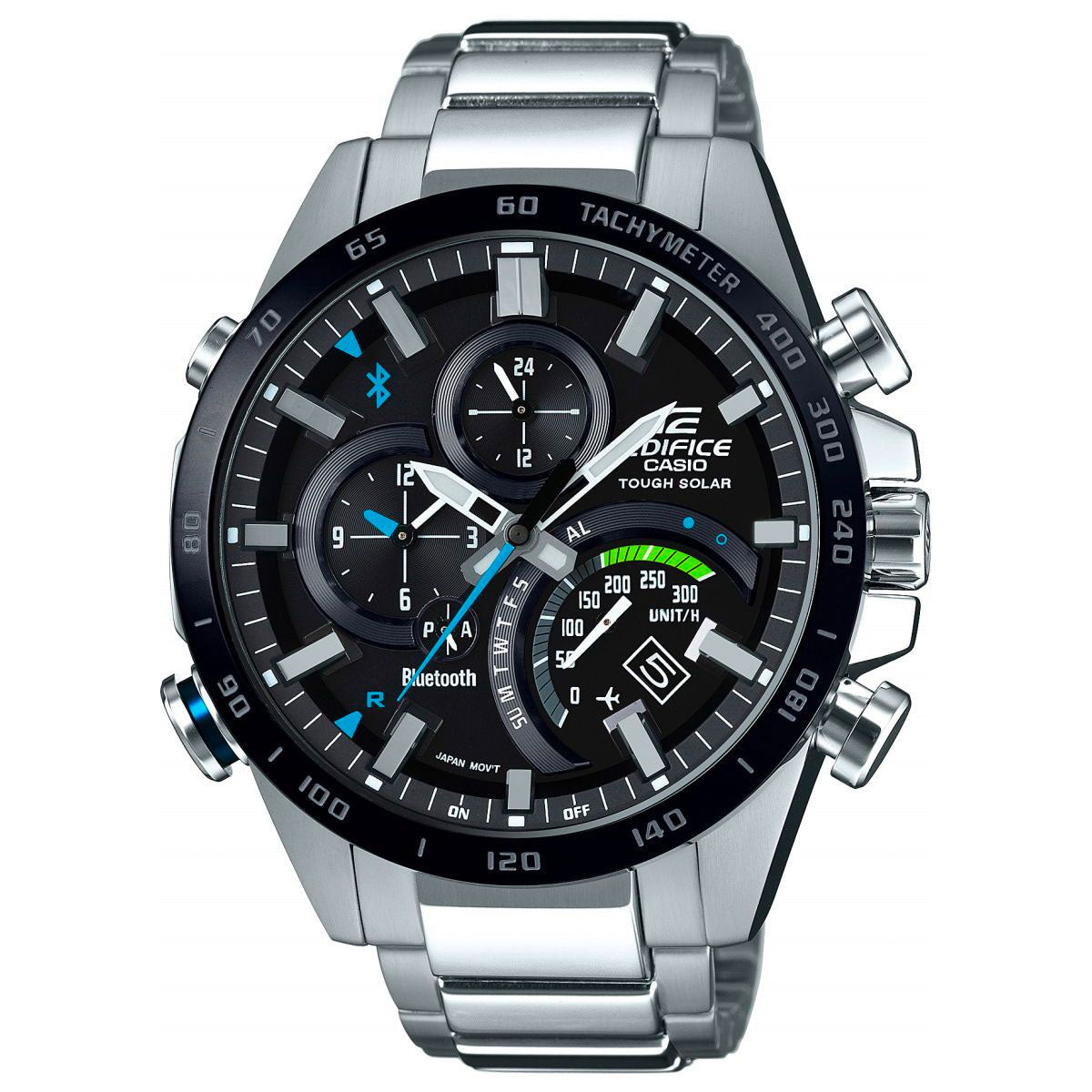 カシオ エディフィス CASIO EDIFICE Bluetooth ブルートゥース 対応 ソーラー 腕時計 メンズ TIME TRAVELLER タフソーラー EQB-501XDB-1AJF