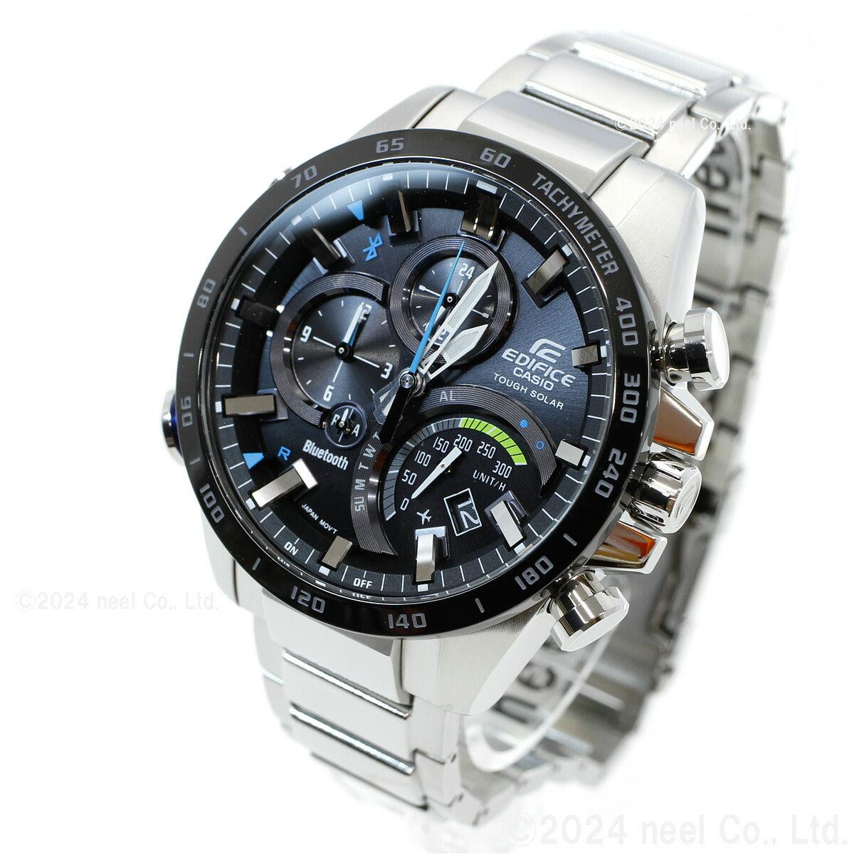 カシオ エディフィス CASIO EDIFICE Bluetooth ブルートゥース 対応 ソーラー 腕時計 メンズ TIME TRAVELLER タフソーラー EQB-501XDB-1AJF