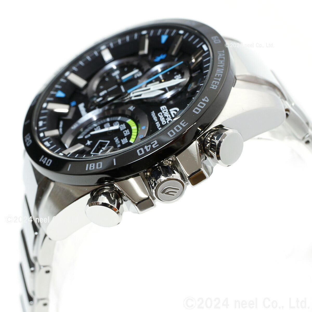 カシオ エディフィス CASIO EDIFICE Bluetooth ブルートゥース 対応 ソーラー 腕時計 メンズ TIME TRAVELLER タフソーラー EQB-501XDB-1AJF