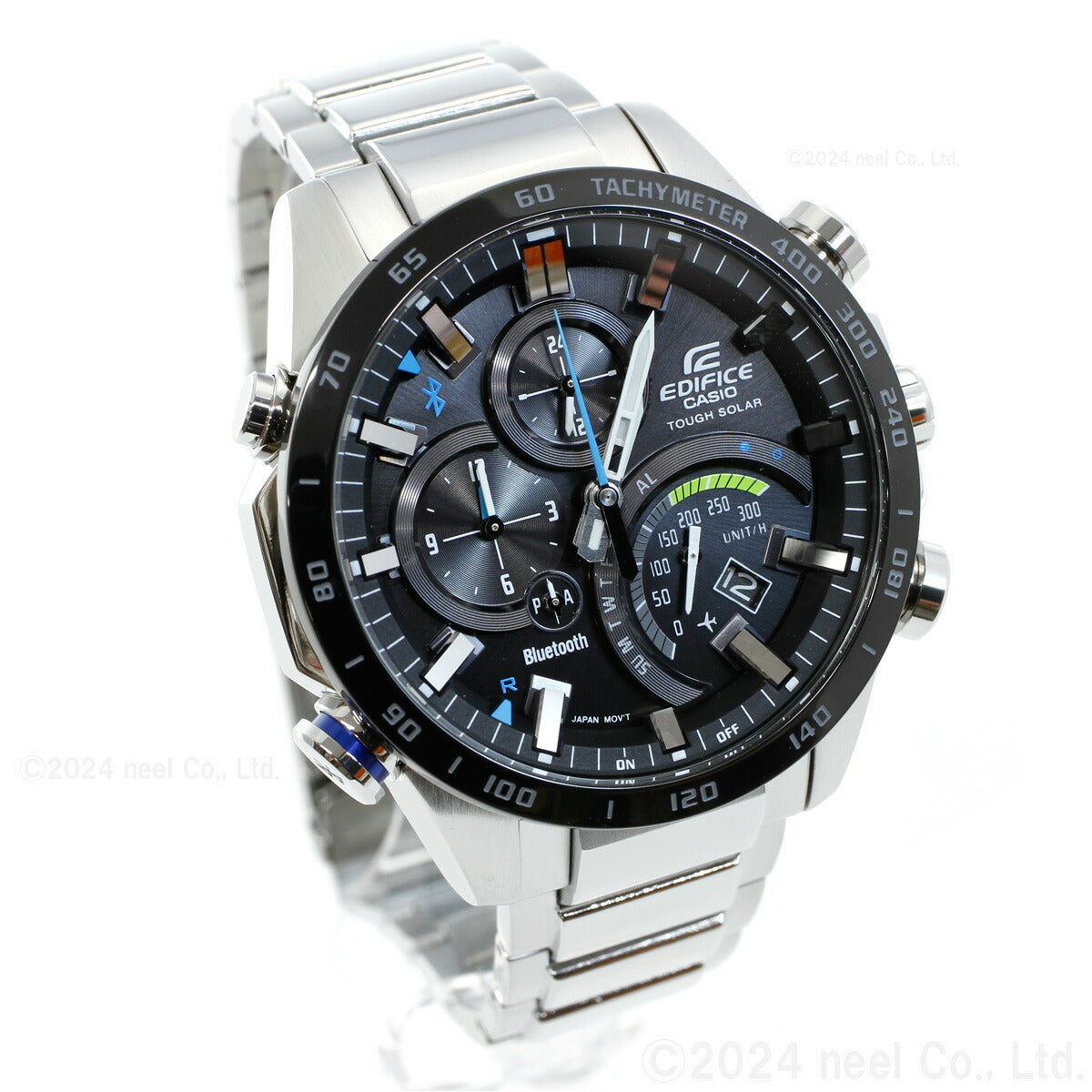 カシオ エディフィス CASIO EDIFICE Bluetooth ブルートゥース 対応 ソーラー 腕時計 メンズ TIME TRAVELLER タフソーラー EQB-501XDB-1AJF