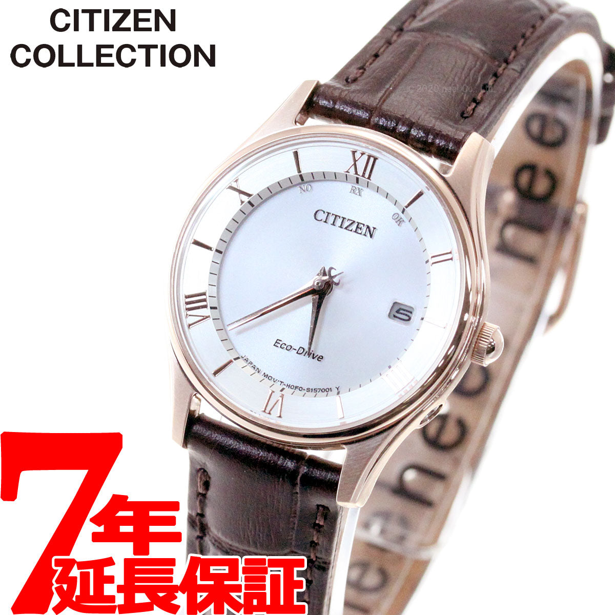 シチズンコレクション CITIZEN COLLECTION エコドライブ ソーラー 電波時計 腕時計 レディース 薄型シリーズ ES0002-06A