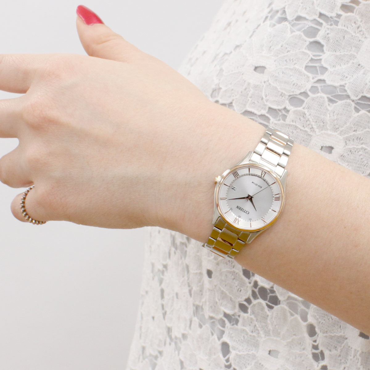 シチズンコレクション エコ・ドライブ 電波時計 レディース 腕時計 薄型 ペアモデル CITIZEN COLLECTION ES0002-57A