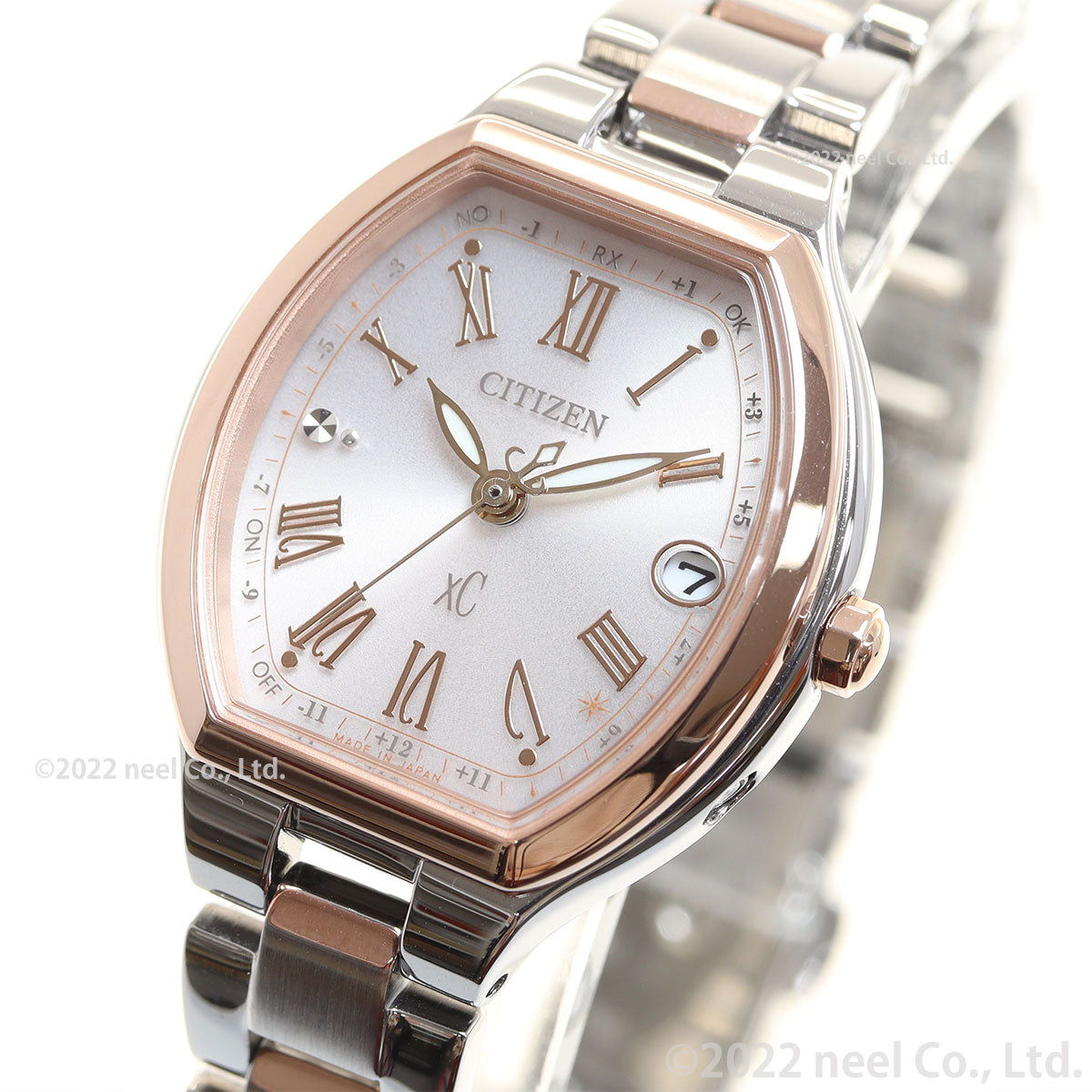 シチズン クロスシー CITIZEN xC エコドライブ 電波時計 ハッピーフライト ベーシックコレクション CITIZEN basic collection 腕時計 レディース ES9364-57W