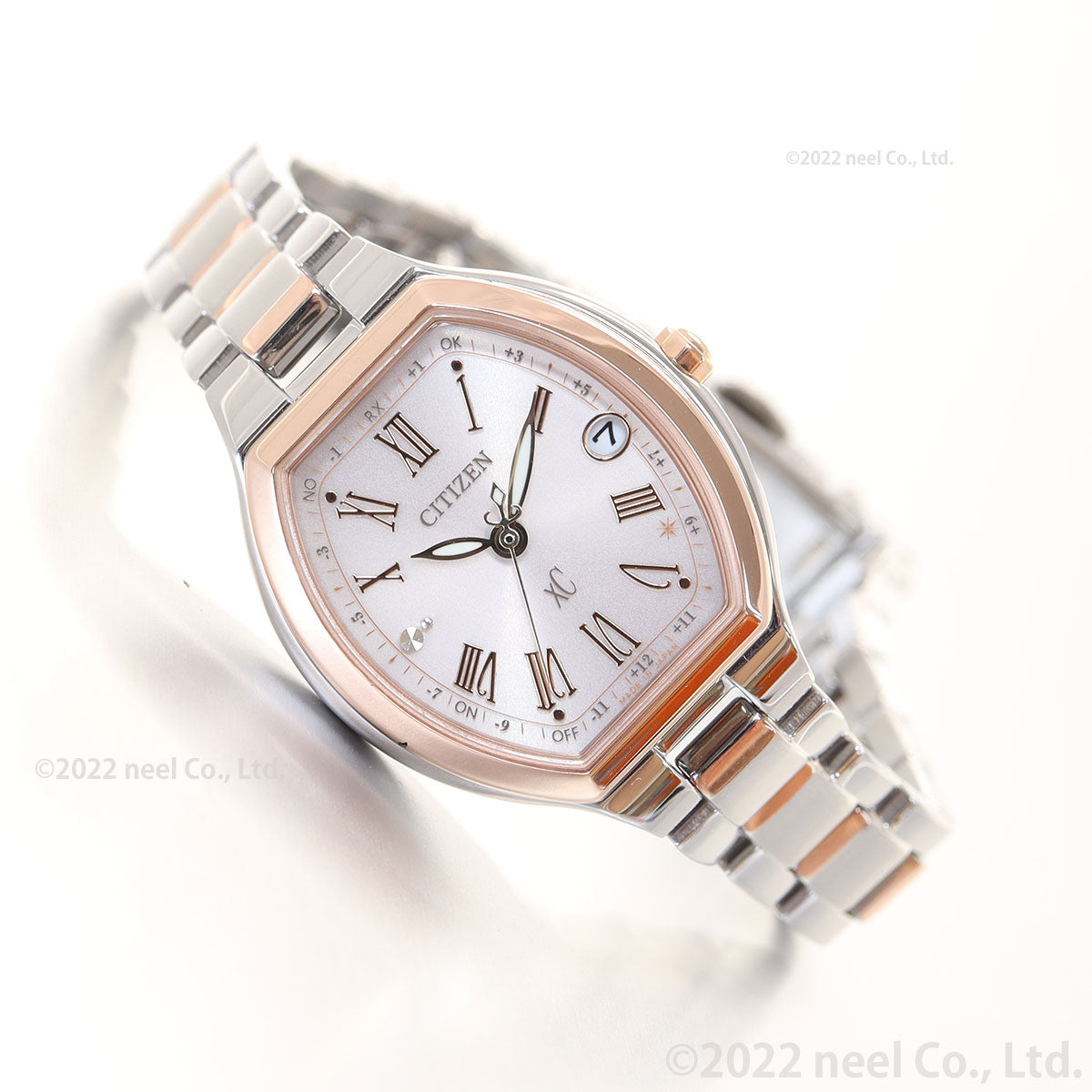 シチズン クロスシー CITIZEN xC エコドライブ 電波時計 ハッピーフライト ベーシックコレクション CITIZEN basic collection 腕時計 レディース ES9364-57W