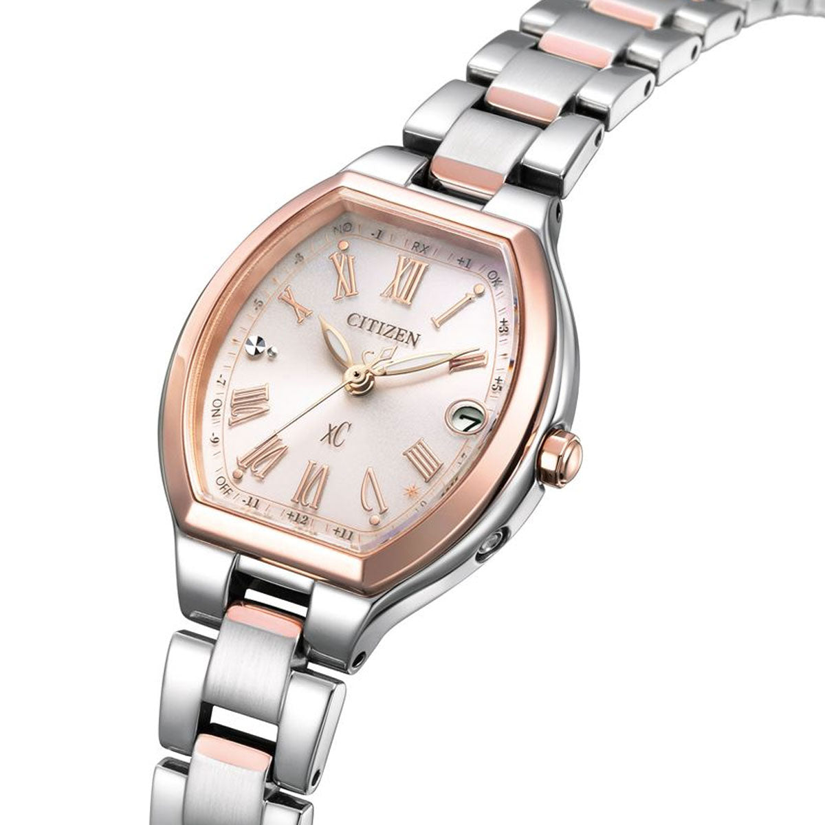 シチズン クロスシー CITIZEN xC エコドライブ 電波時計 ハッピーフライト ベーシックコレクション CITIZEN basic collection 腕時計 レディース ES9364-57W