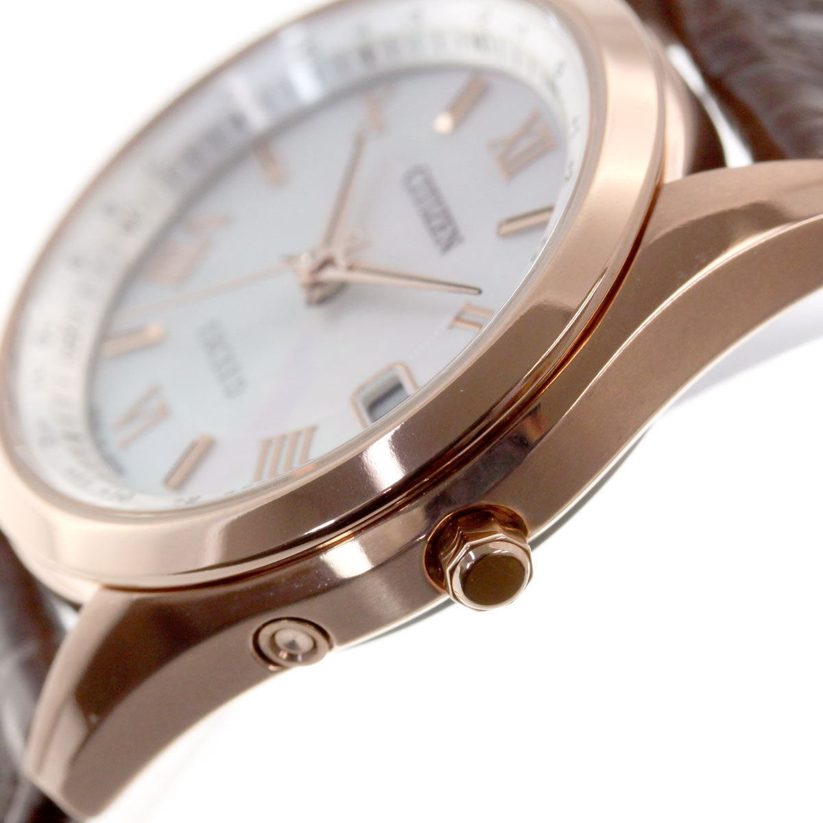 シチズン エクシード エコドライブ 電波時計 ダイレクトフライト レディース 腕時計 ペアモデル CITIZEN EXCEED ES9372-08W