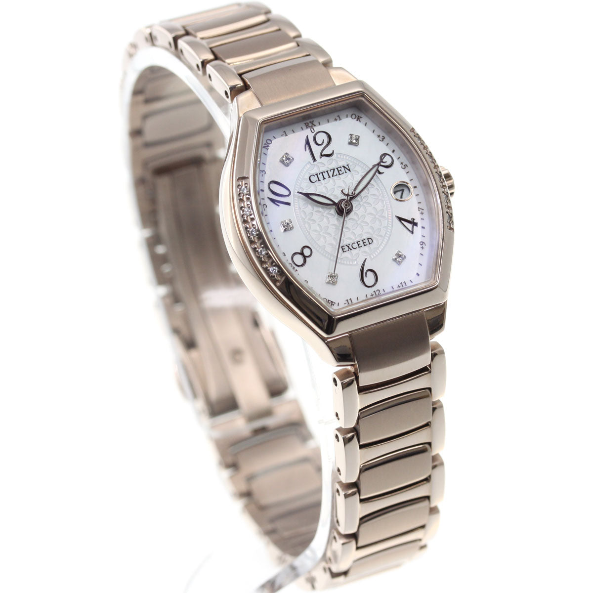 シチズン エクシード CITIZEN EXCEED エコドライブ ソーラー 電波時計 ティタニアライン ハッピーフライト 腕時計 レディース ES9385-57W
