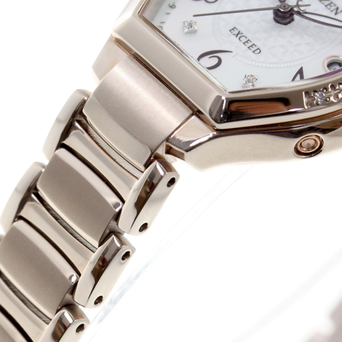 シチズン エクシード CITIZEN EXCEED エコドライブ ソーラー 電波時計 ティタニアライン ハッピーフライト 腕時計 レディース ES9385-57W