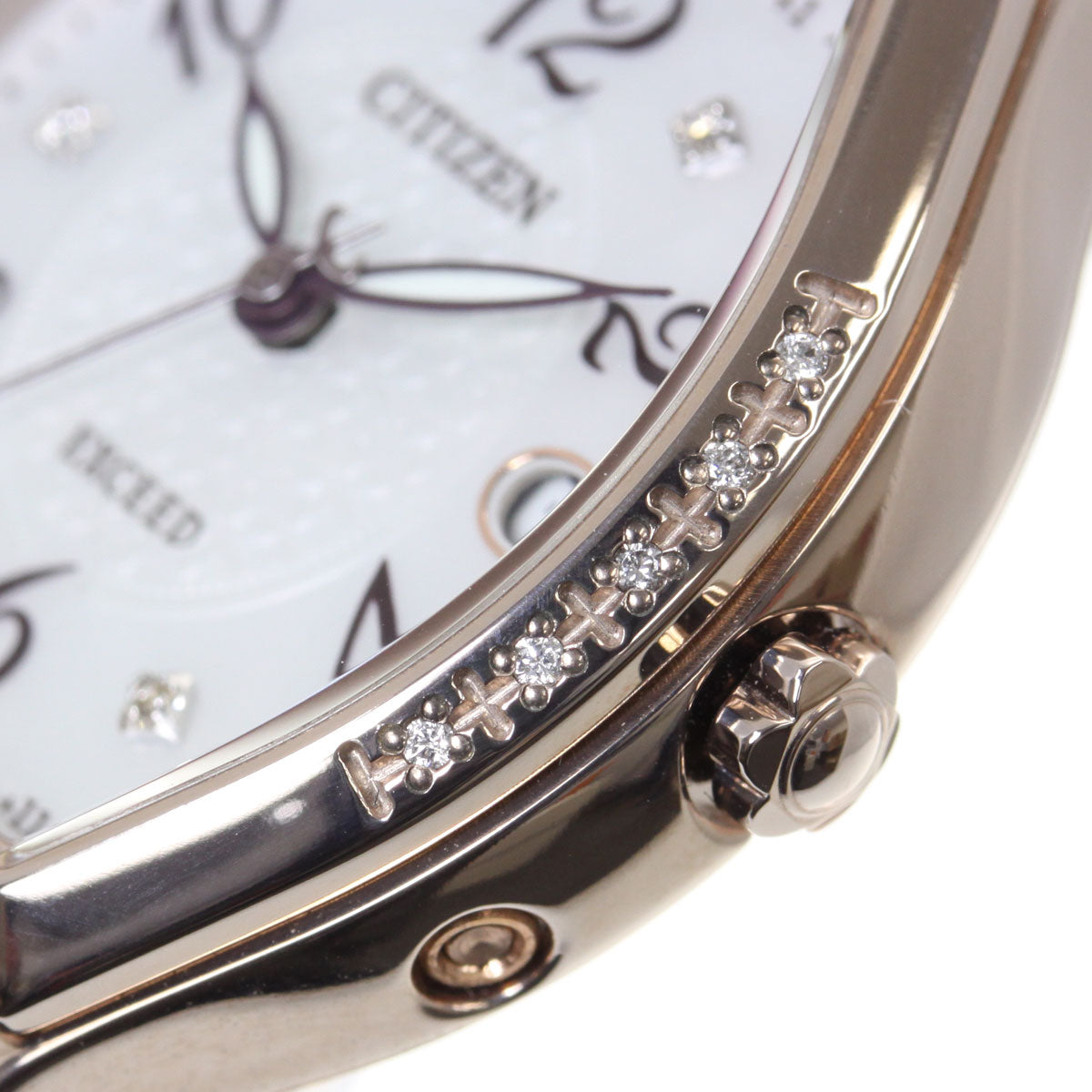 シチズン エクシード CITIZEN EXCEED エコドライブ ソーラー 電波時計 ティタニアライン ハッピーフライト 腕時計 レディース ES9385-57W