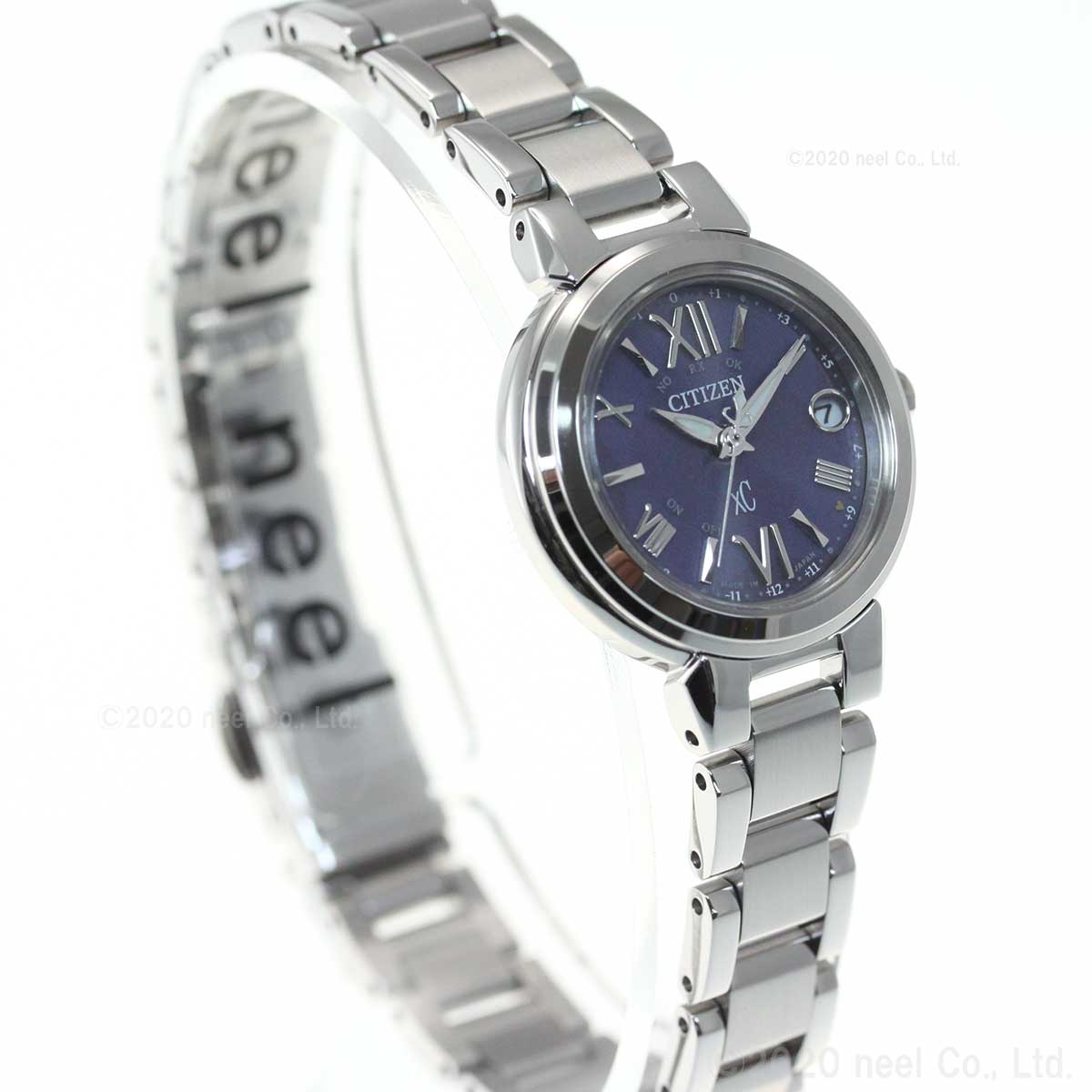 シチズン クロスシー CITIZEN xC エコドライブ 電波時計 ハッピーフライト 腕時計 レディース basic collection ES9430-54L