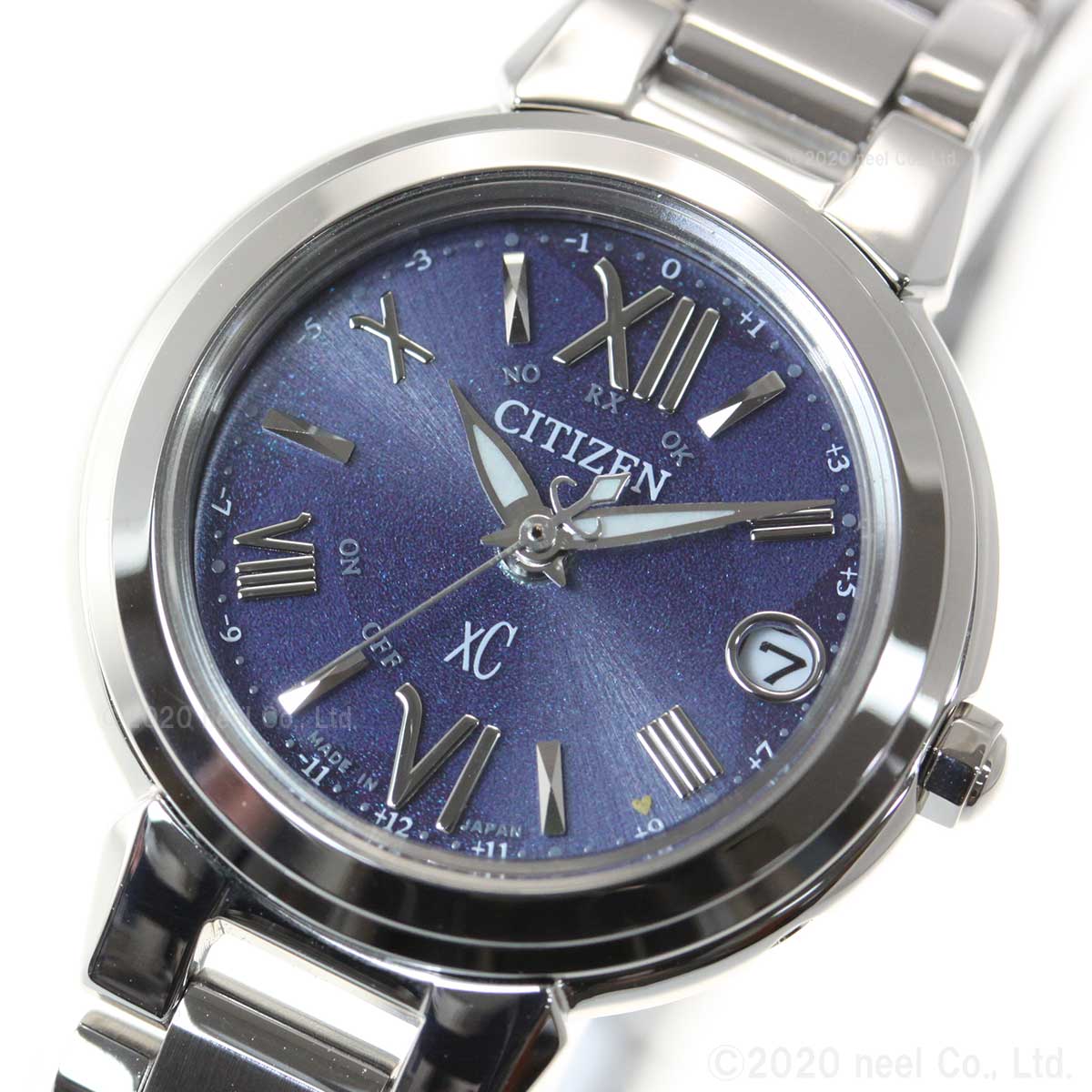 シチズン クロスシー CITIZEN xC エコドライブ 電波時計 ハッピーフライト 腕時計 レディース basic collection ES9430-54L