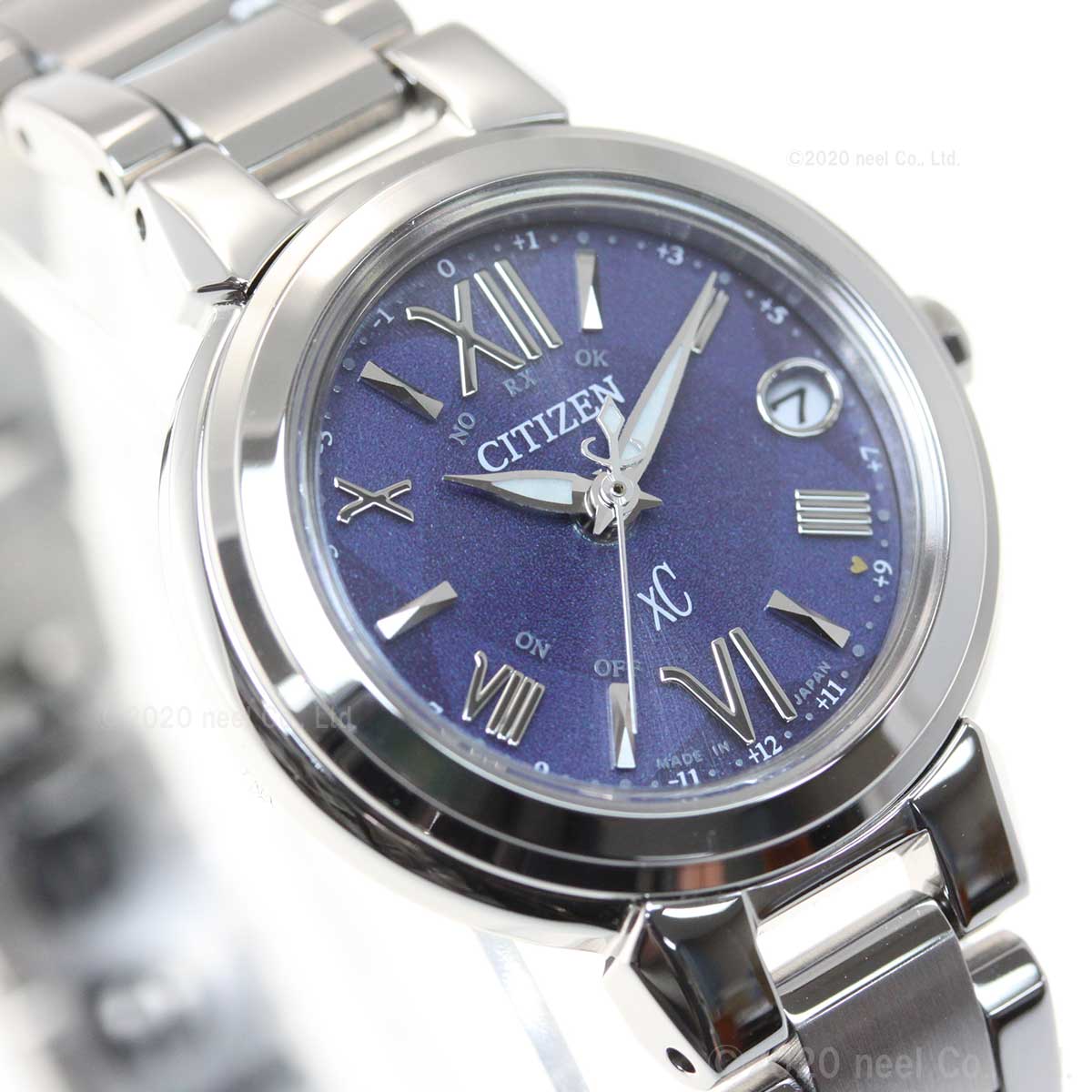 シチズン クロスシー CITIZEN xC エコドライブ 電波時計 ハッピーフライト 腕時計 レディース basic collection ES9430-54L