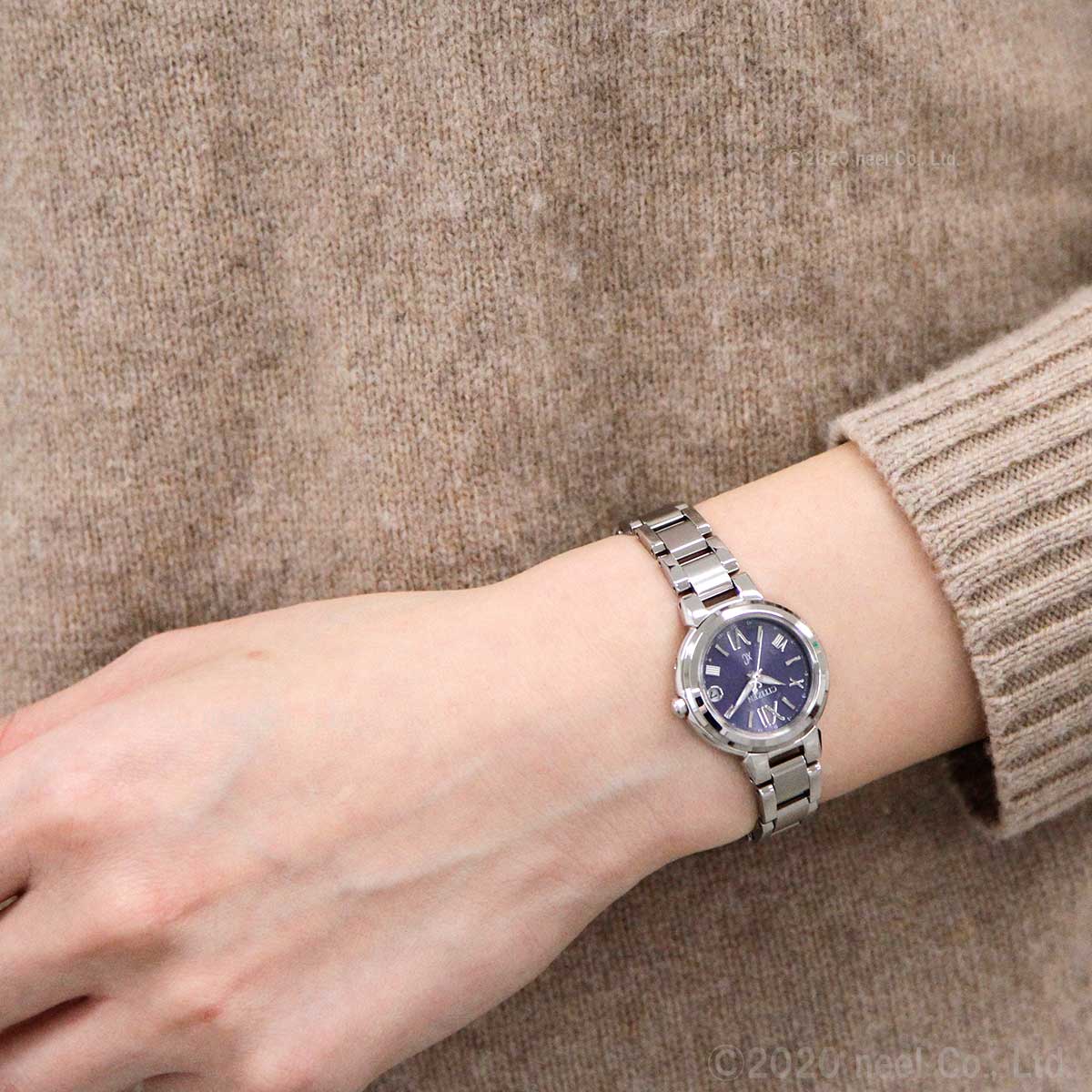 シチズン クロスシー CITIZEN xC エコドライブ 電波時計 ハッピーフライト 腕時計 レディース basic collection ES9430-54L