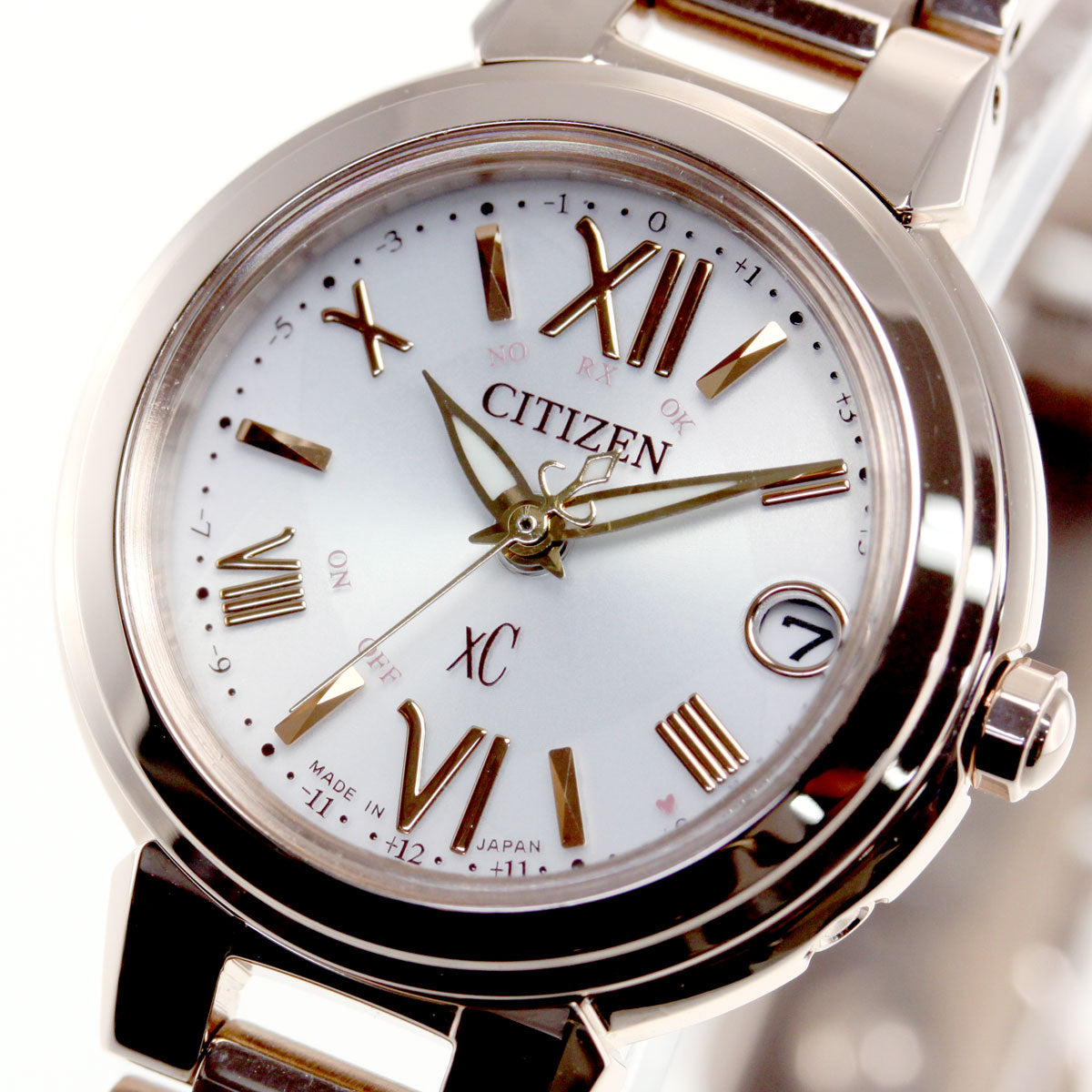 シチズン クロスシー エコドライブ 電波時計 腕時計 レディース ステンレススチールライン ハッピーフライト CITIZEN xC ES9435-51A
