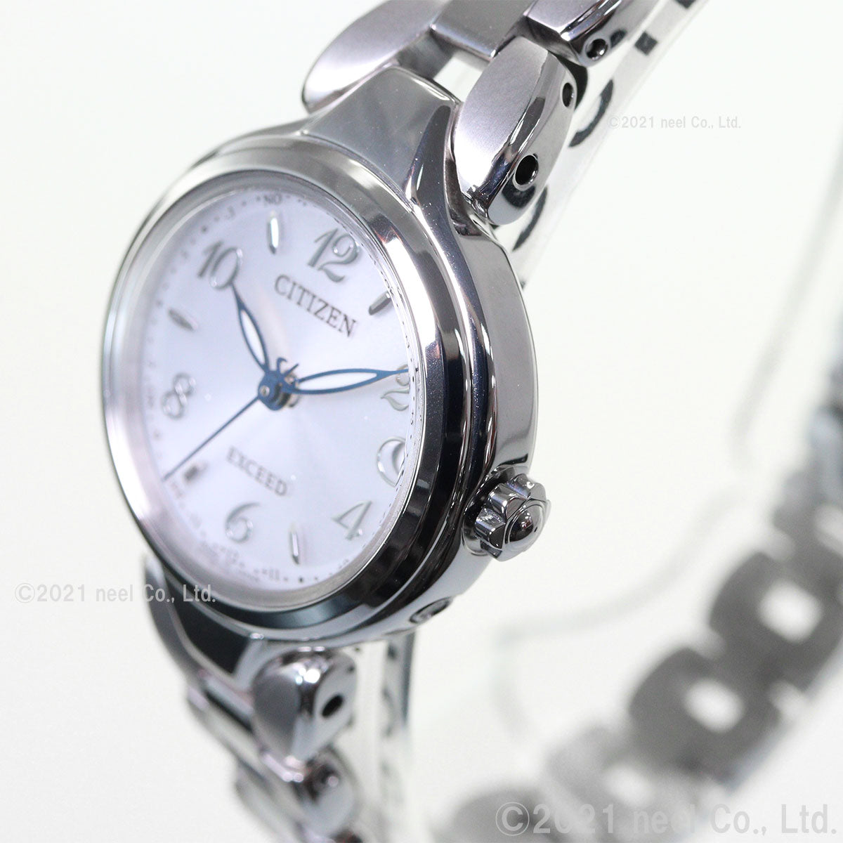 シチズン エクシード CITIZEN EXCEED エコドライブ 電波時計 ティタニア ハッピーフライト レディース 腕時計 ES9470-50A