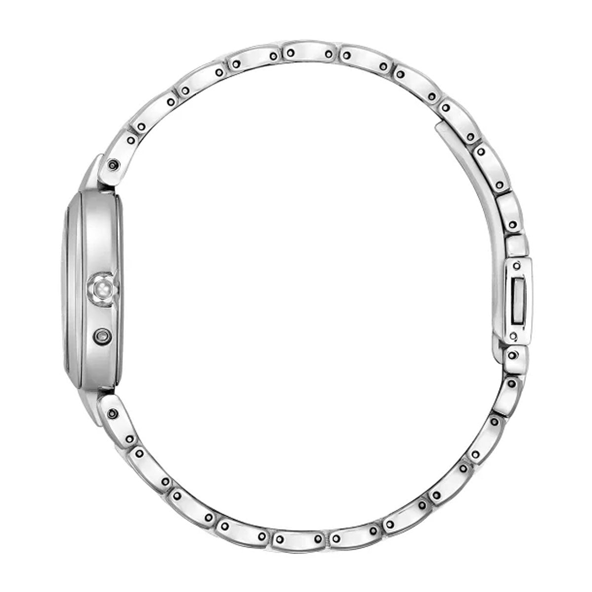 シチズン エクシード CITIZEN EXCEED エコドライブ 電波時計 ティタニア ハッピーフライト 腕時計 レディース ES9480-56W フラワーバンド トノー型