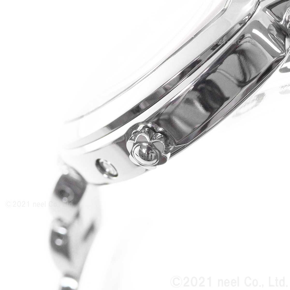 シチズン エクシード CITIZEN EXCEED エコドライブ 電波時計 ティタニア ハッピーフライト 腕時計 レディース ES9480-56W フラワーバンド トノー型