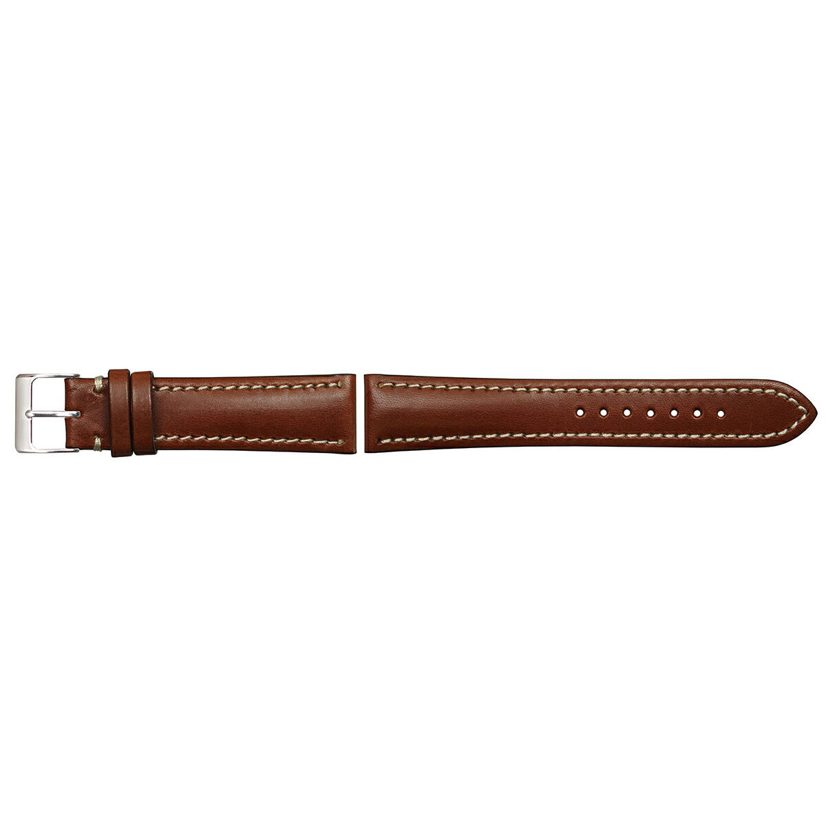 エミッタ Emitta 腕時計 替えバンド ベルト メンズ エコラックス カーフ 22mm マロン/シルバー 時計 時計バンド 時計ベルト 革 牛革