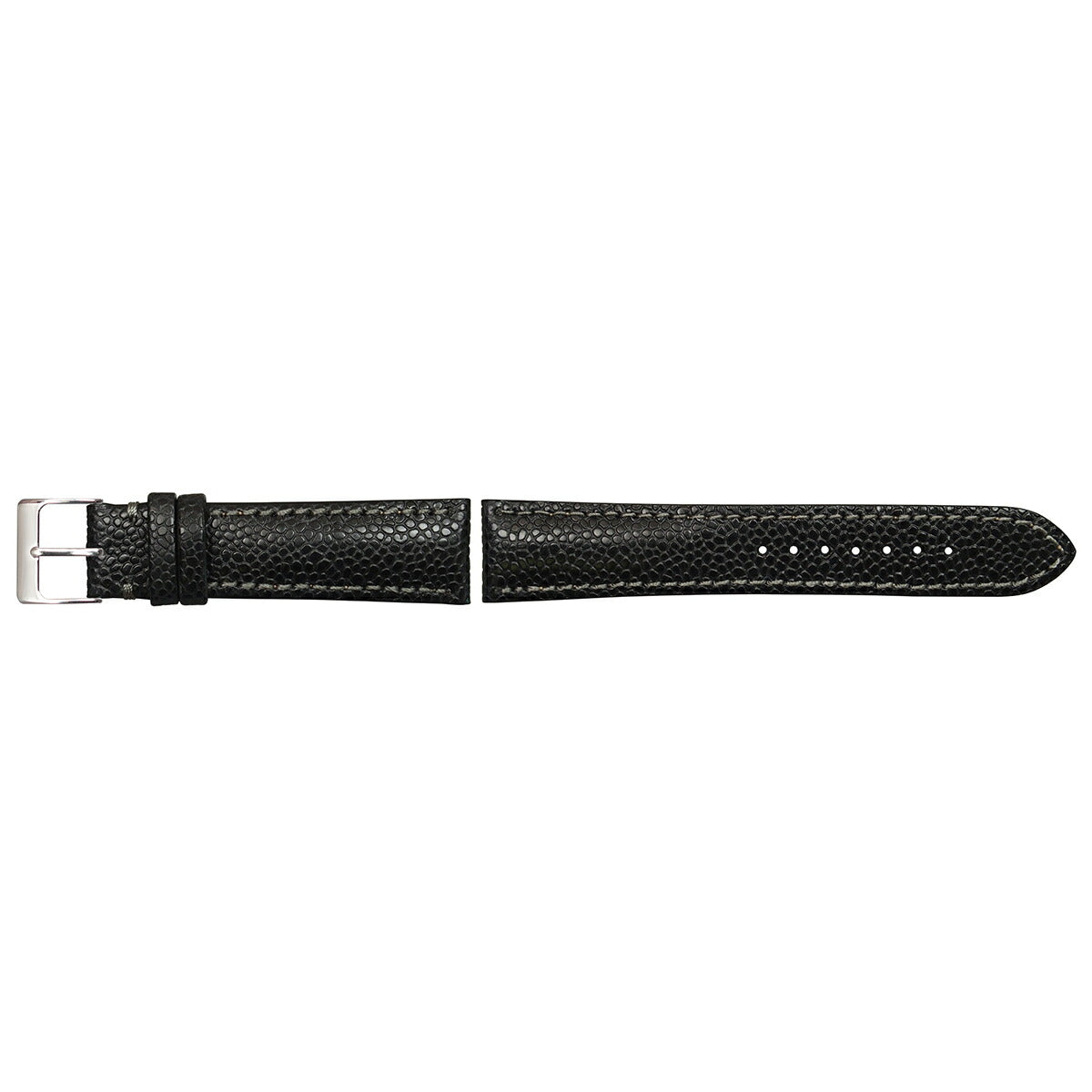 エミッタ Emitta 腕時計 替えバンド ベルト メンズ ロディ カーフ 22mm ブラック/シルバー 時計 時計バンド 時計ベルト 革 牛革