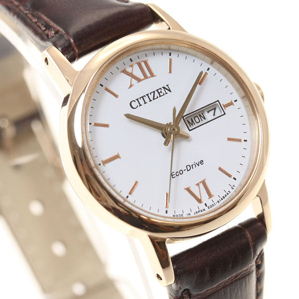 シチズン コレクション CITIZEN COLLECTION エコドライブ ソーラー 腕時計 レディース ペアウォッチ デイデイト EW3252-07A