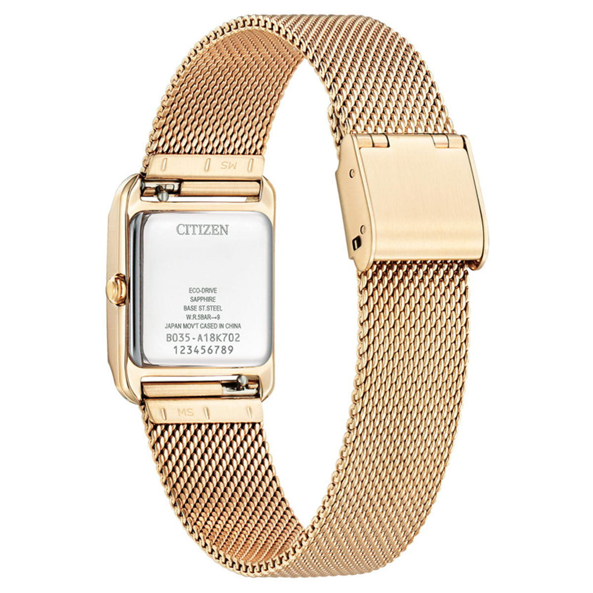 シチズン エル CITIZEN L エコドライブ 腕時計 レディース スクエアシェイプ Square EW5593-64D