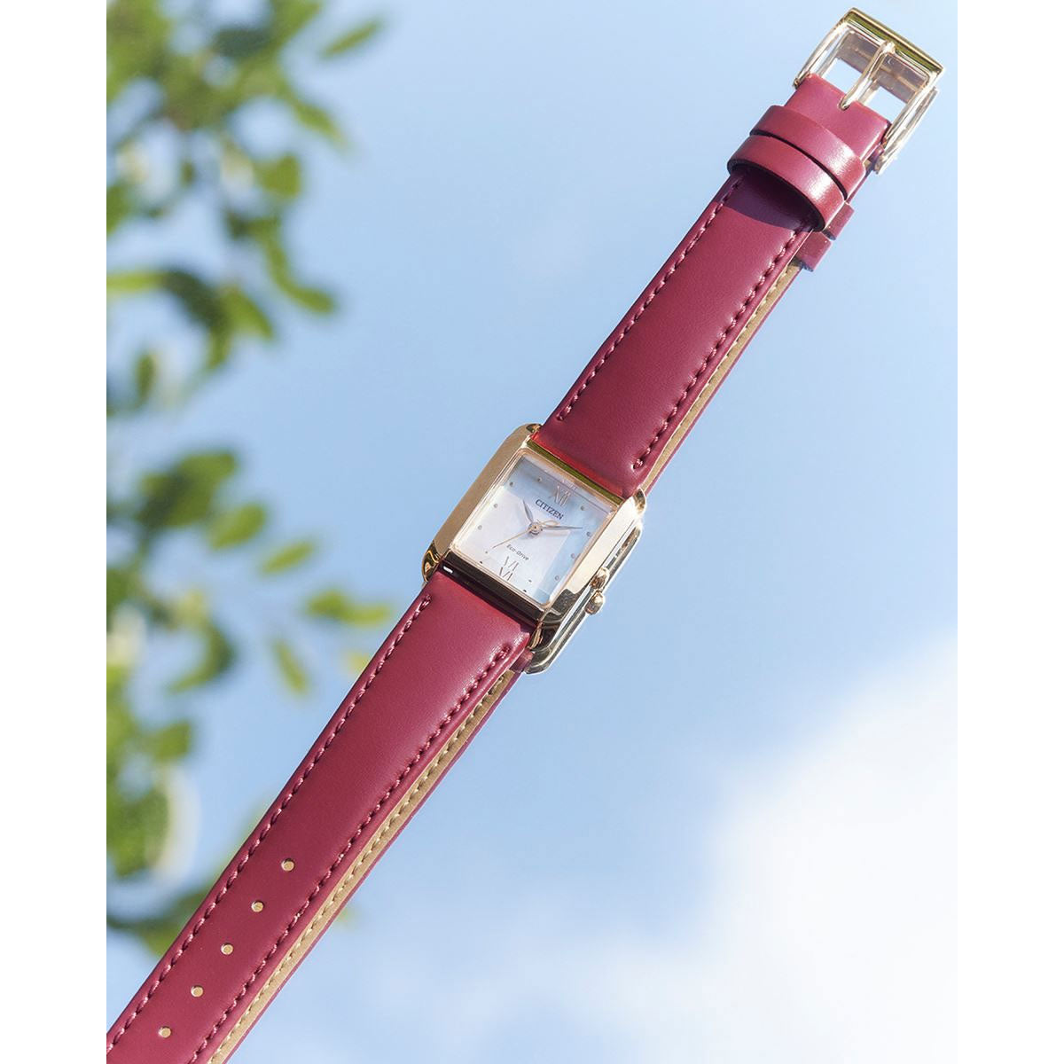 シチズン エル CITIZEN L エコドライブ 腕時計 レディース スクエアシェイプ Square EW5593-64D