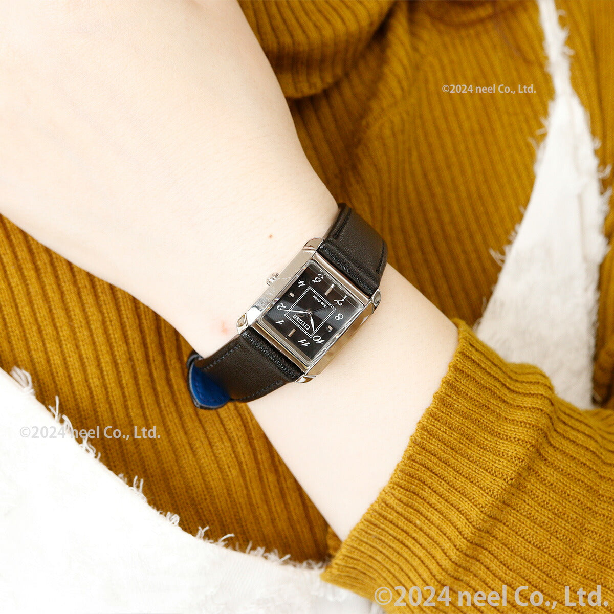 シチズン エル CITIZEN L エコドライブ 腕時計 レディース EW5600-10E SQUARE Collection