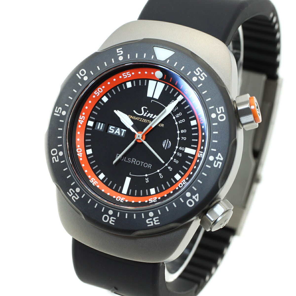 Sinn ジン EZM12 自動巻 ドクターヘリの救命医師のために開発されたモデル Instrument Watches シリコンバンド ポケットナイフ、ベルト交換ツール、バネ棒セット ドイツ製【60回分割手数料無料!】