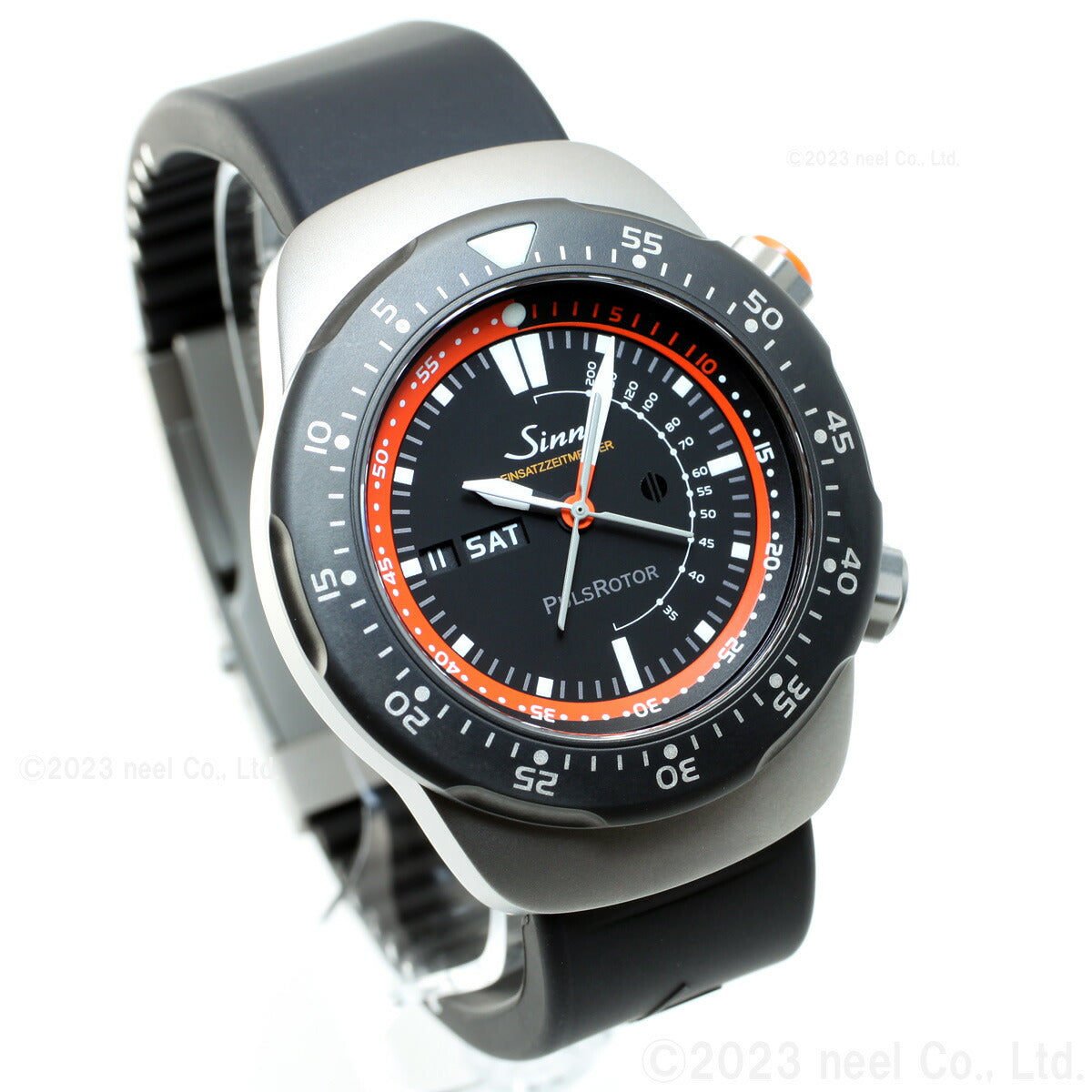 Sinn ジン EZM12 自動巻 ドクターヘリの救命医師のために開発されたモデル Instrument Watches シリコンバンド ポケットナイフ、ベルト交換ツール、バネ棒セット ドイツ製【60回分割手数料無料!】