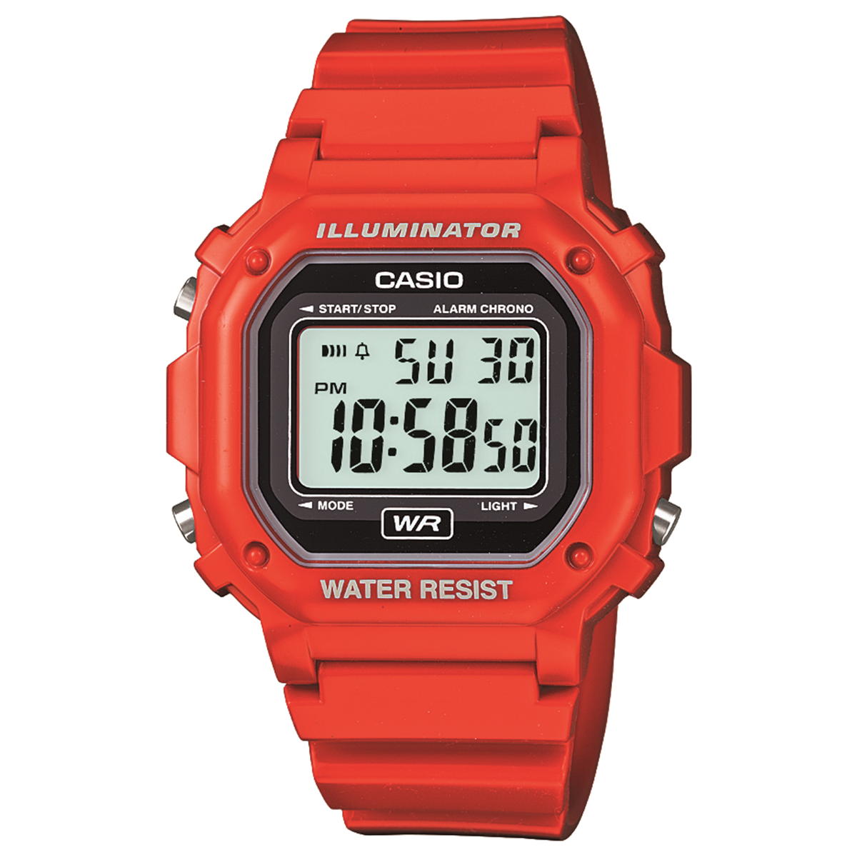 スタンダード STANDARD カシオ CASIO オンライン限定モデル デジタル 腕時計 F-108WHC-4AJF レッド