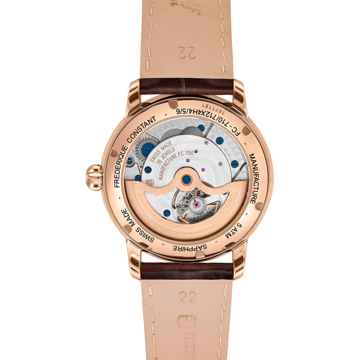 フレデリック・コンスタント FREDERIQUE CONSTANT クラシック マニュファクチュール 腕時計 メンズ 自動巻き オートマチック FC-710MC4H4 フレデリックコンスタント【60回分割手数料無料!】