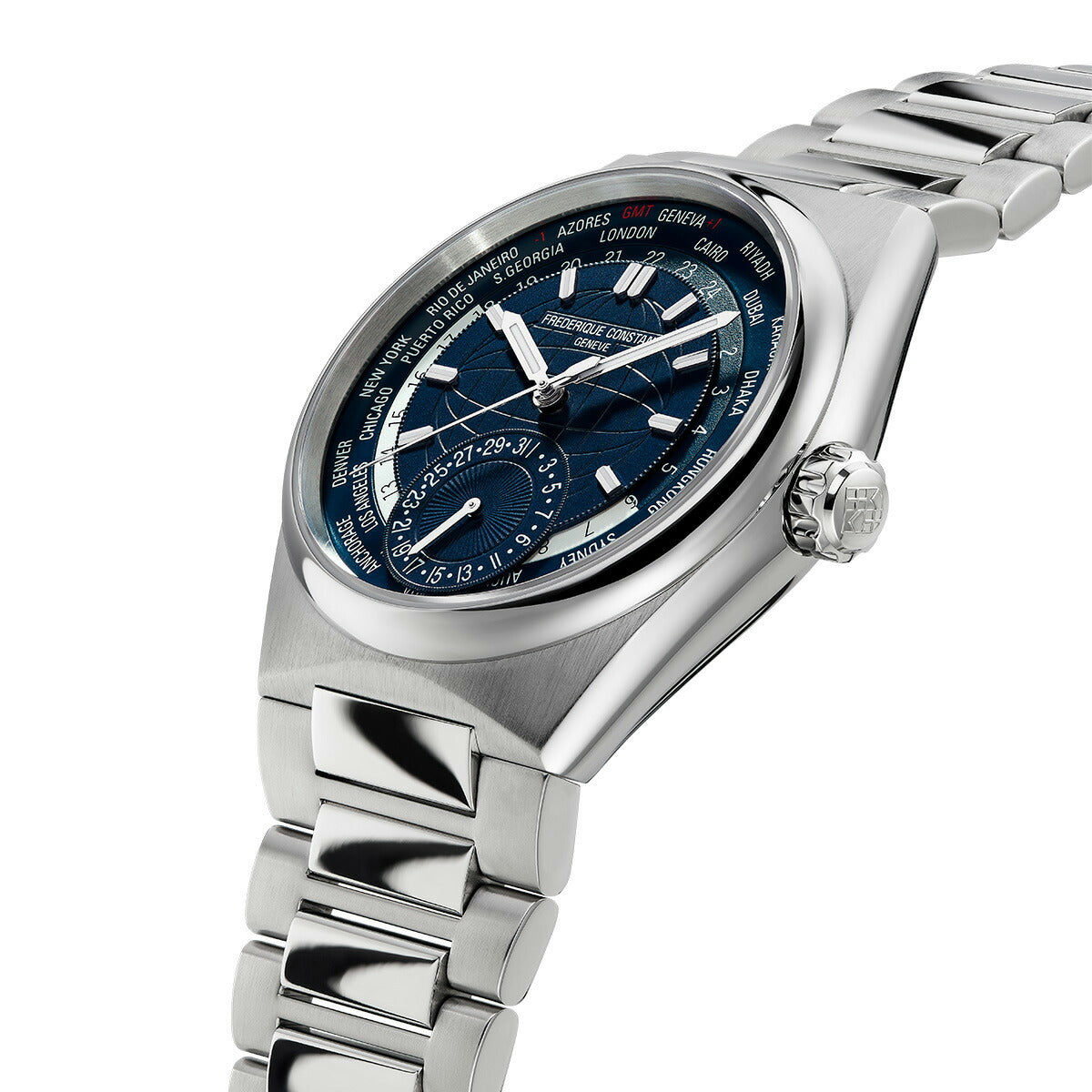 フレデリック・コンスタント FREDERIQUE CONSTANT ハイライフ ワールドタイマー マニュファクチュール FC-718N4NH6B 腕時計 メンズ フレデリックコンスタント【60回分割手数料無料!】