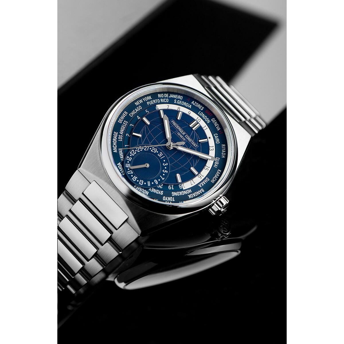 フレデリック・コンスタント FREDERIQUE CONSTANT ハイライフ ワールドタイマー マニュファクチュール FC-718N4NH6B 腕時計 メンズ フレデリックコンスタント【60回分割手数料無料!】
