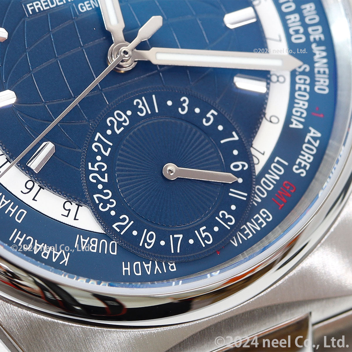 フレデリック・コンスタント FREDERIQUE CONSTANT ハイライフ ワールドタイマー マニュファクチュール FC-718N4NH6B 腕時計 メンズ フレデリックコンスタント【60回分割手数料無料!】
