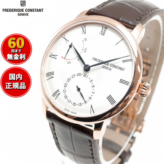 フレデリック・コンスタント スリムライン パワーリザーブ マニュファクチュール 腕時計 メンズ 自動巻き オートマチック FC-723WR3S4 フレデリックコンスタント【60回分割手数料無料!】