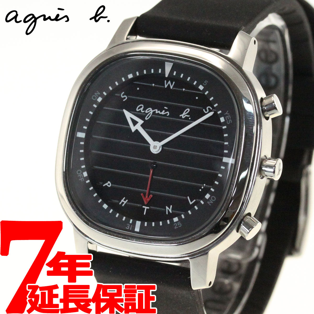 【新品未使用】agnes b. メンズ 腕時計 FCRB402