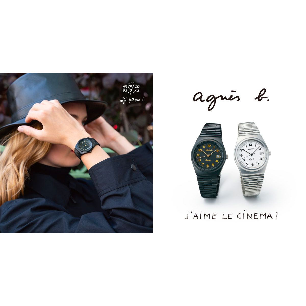 アニエスベー 時計 メンズ レディース 限定モデル 腕時計 agnes b.FCSJ706