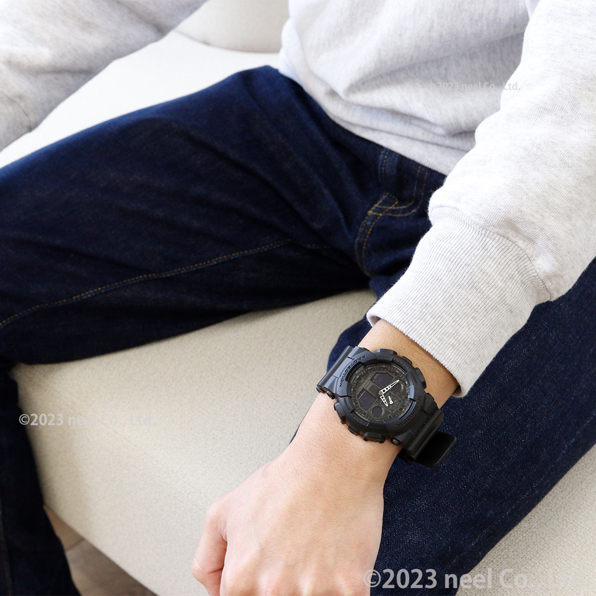 G-SHOCK GA-100-1A1JF カシオ Gショック 腕時計 メンズ アナデジ G-SHOCK GA-100-1A1JF
