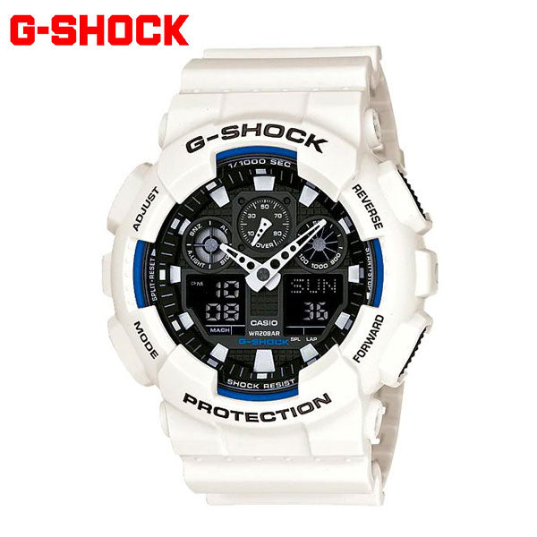 G-SHOCK ホワイト 白 カシオ Gショック 腕時計 メンズ アナデジ GA-100B-7AJF