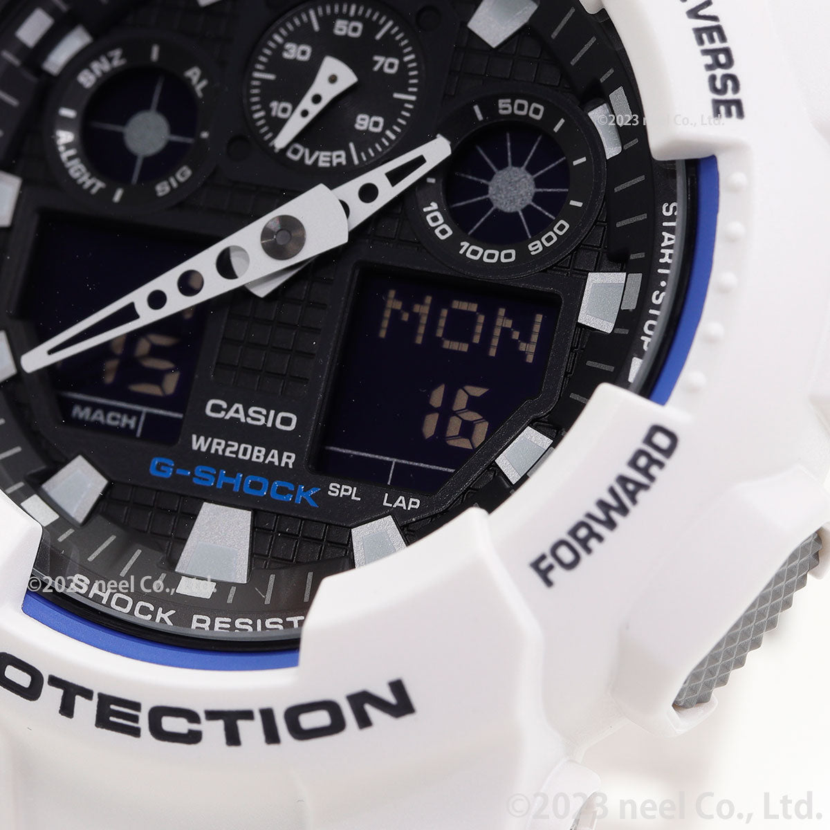 G-SHOCK ホワイト 白 カシオ Gショック 腕時計 メンズ アナデジ GA-100B-7AJF