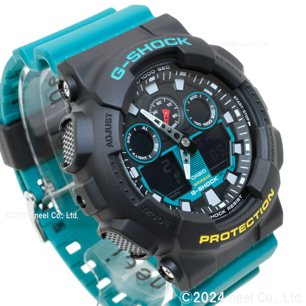 G-SHOCK アナデジ カシオ Gショック CASIO オンライン限定モデル 腕時計 メンズ GA-100MT-1A3JF Mix Tape シリーズ グリーン