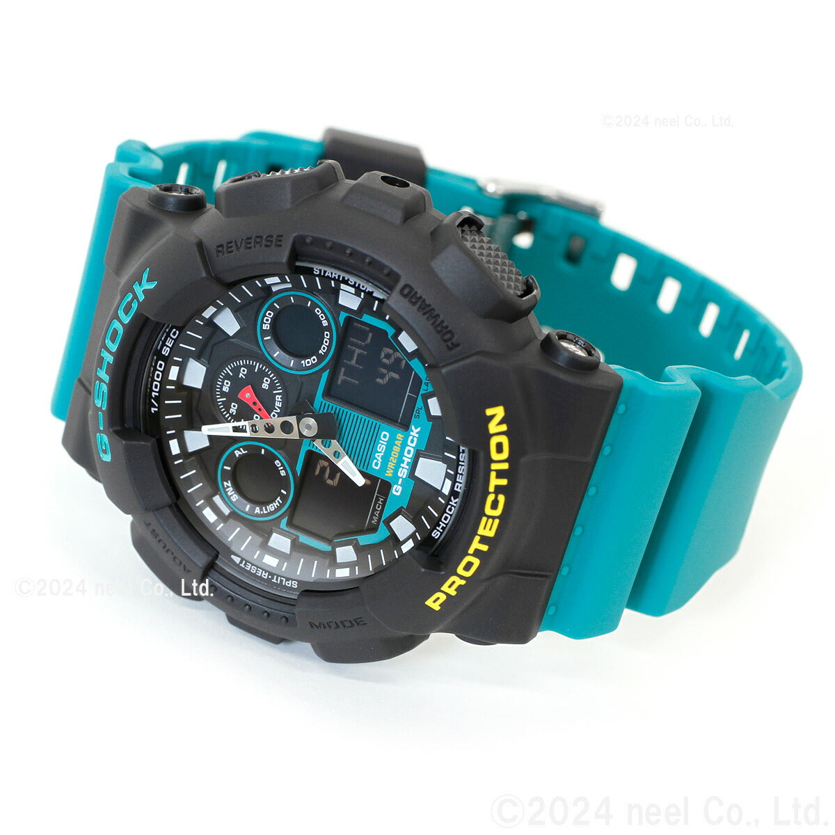 G-SHOCK アナデジ カシオ Gショック CASIO オンライン限定モデル 腕時計 メンズ GA-100MT-1A3JF Mix Tape シリーズ グリーン